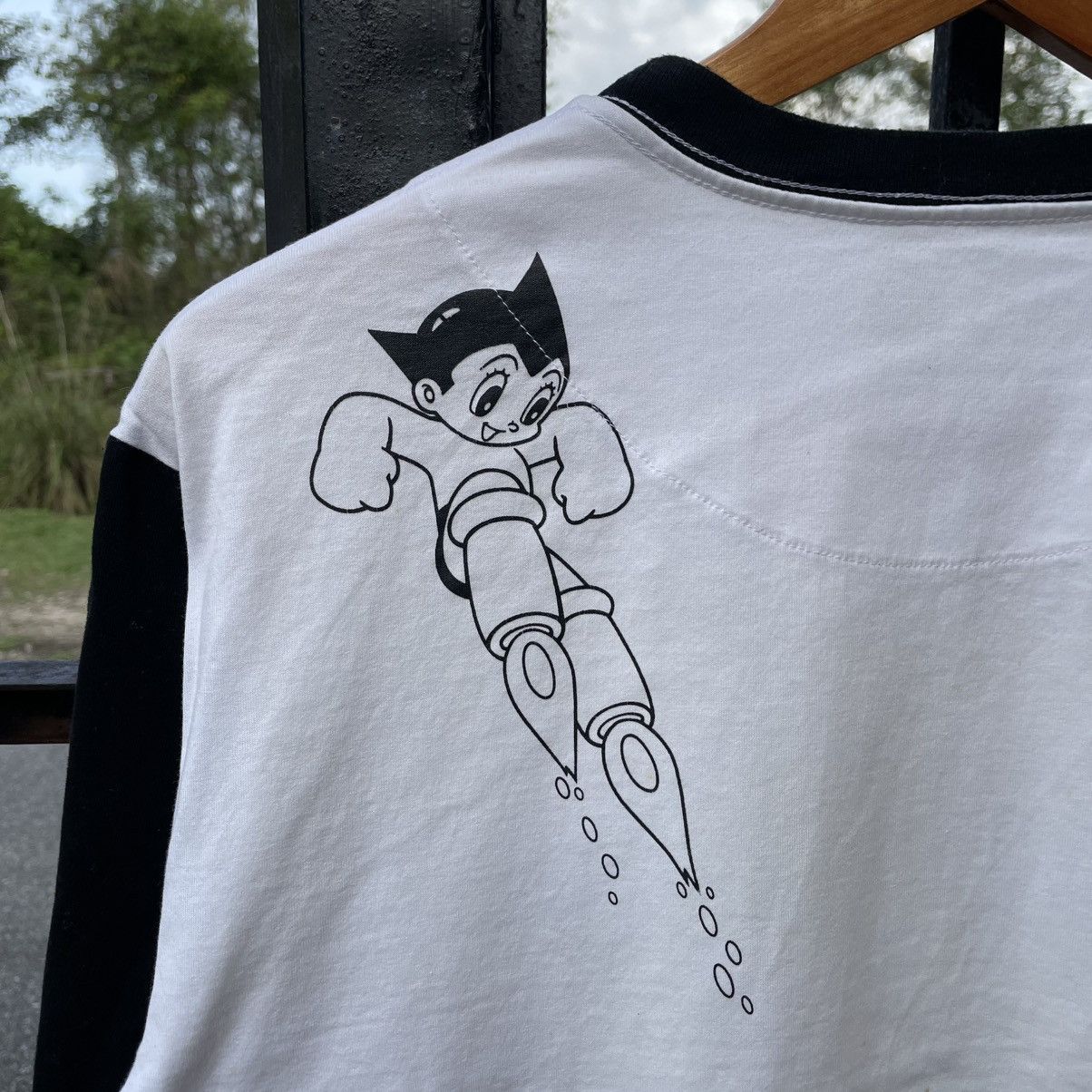Anime 🔥🇯🇵Vintage Astro Boy Japan Made Big Image Long Sleves Tee Size US M / EU 48-50 / 2 - 4 Thumbnail