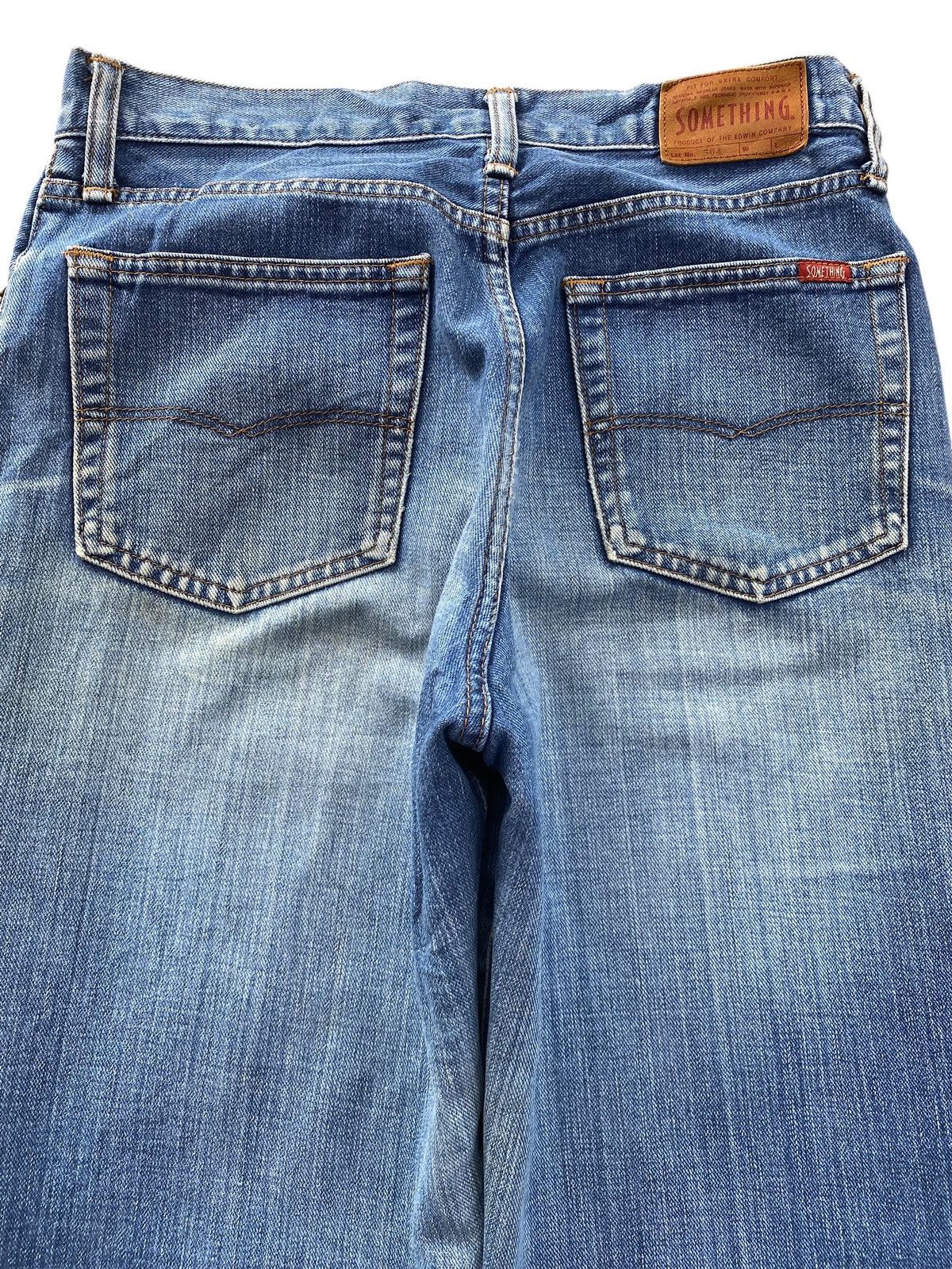Edwin Edwin x Something Faded Wash Straight Leg Style Jeans Size US 29 - 4 Thumbnail