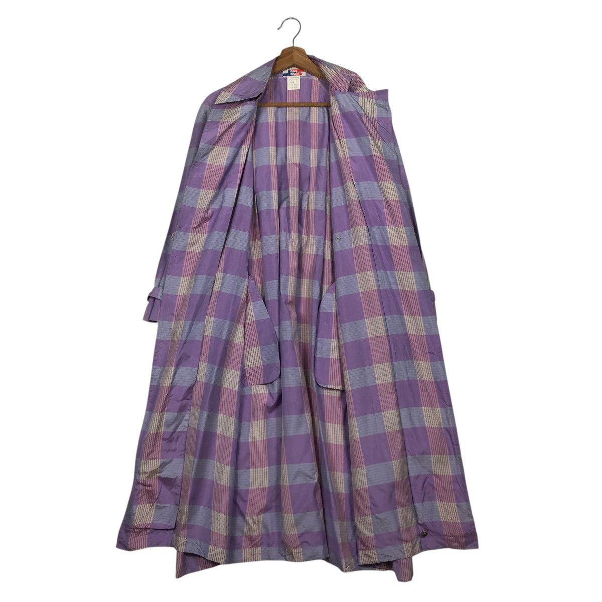 Issey Miyake 🔥VINTAGE 70’s ISSEY MIYAKE LONG JACKET TARTAN DESIGN RUNWAY Size US M / EU 48-50 / 2 - 13 Thumbnail