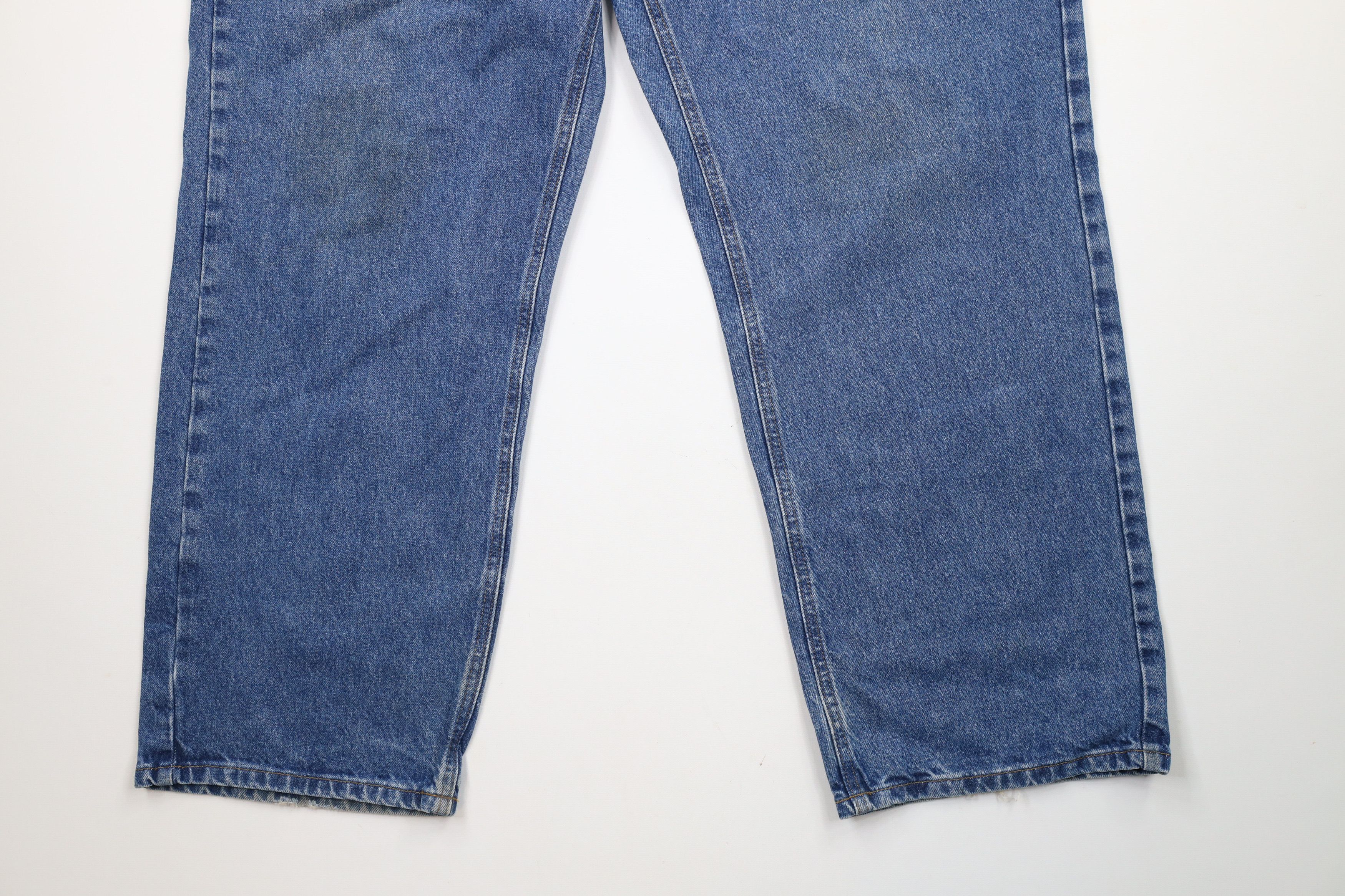 Carhartt × Vintage Vintage Carhartt Loose Fit Wide Leg Denim Jeans Blue Cotton Size US 42 / EU 58 - 4 Thumbnail