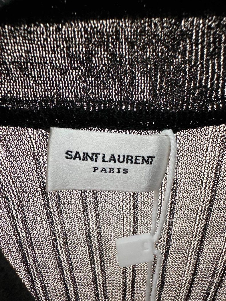 Saint Laurent Paris Saint Laurent Paris Black Knit sweater Size L / US 10 / IT 46 - 3 Thumbnail
