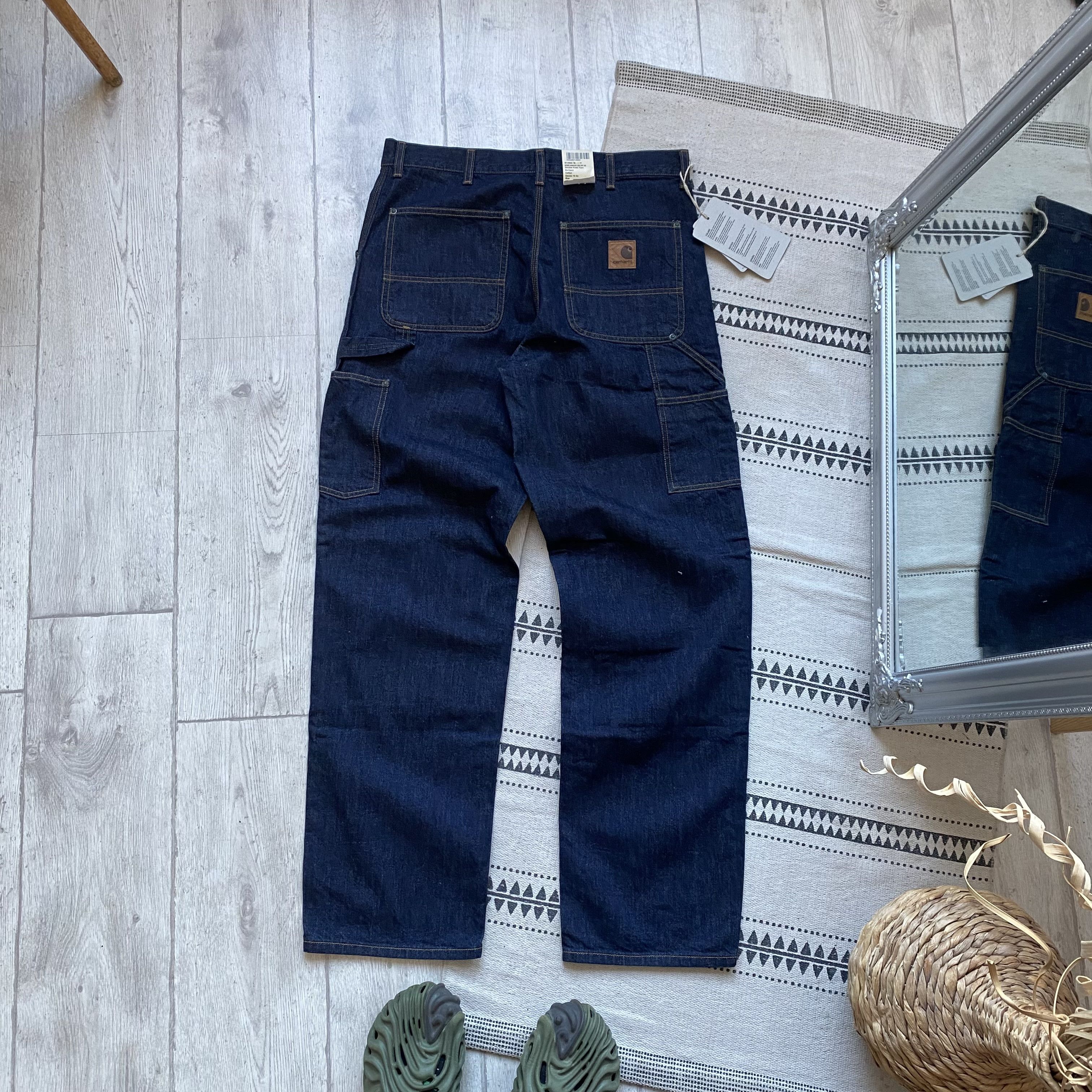 Carhartt 👖Worker Carhartt double knee jeans 13oz Workwear Skater Size US 32 / EU 48 - 8 Thumbnail