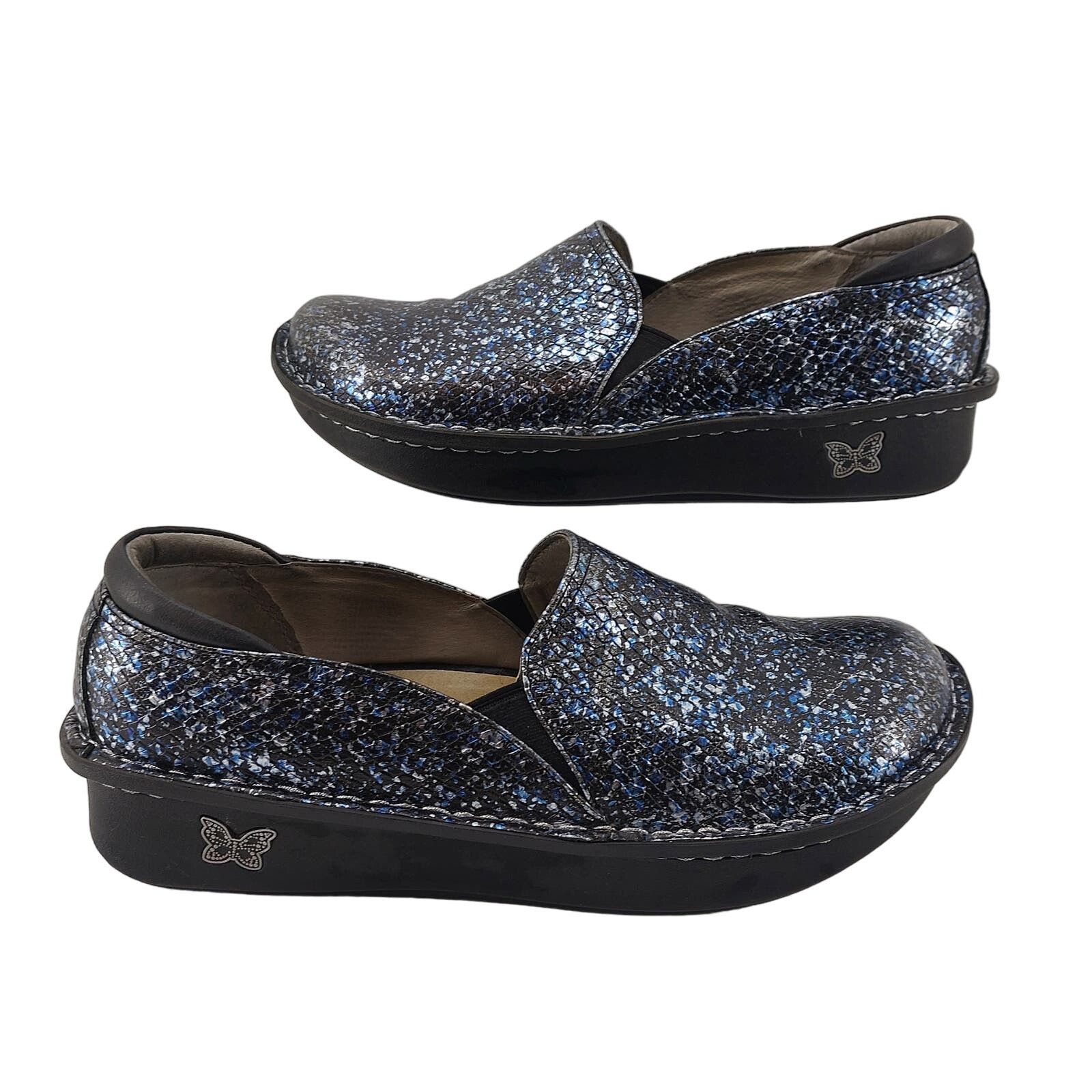 Other Alegria Debra Nurse Embossed Black Leather 41 10.5/11 Size US 10.5 / IT 40.5 - 1 Thumbnail