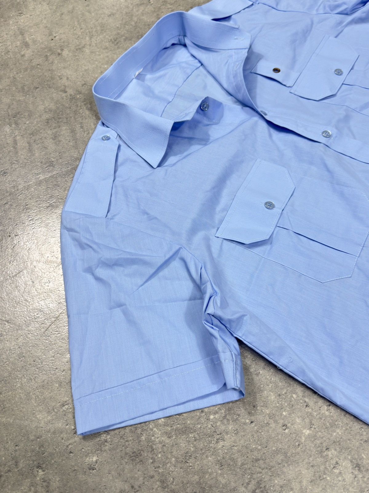 Japanese Brand × Yohji Yamamoto ᶠᵃⁿᶜʸᵍᵘʸBOXY Suit Shirt Vintage Cropped Button Up 90s 80 Size US M / EU 48-50 / 2 - 2 Thumbnail