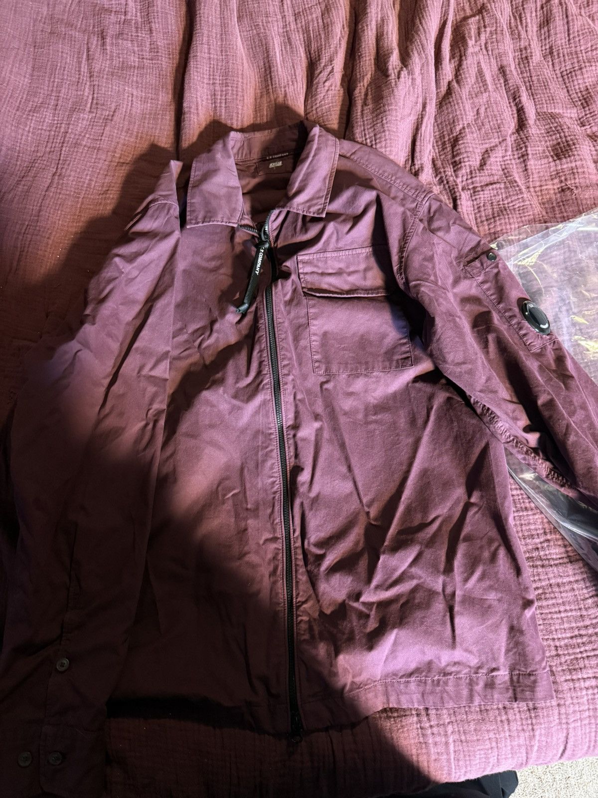 C.P Company ORGANIC GABARDINE FULL ZIP OVERSHIRT