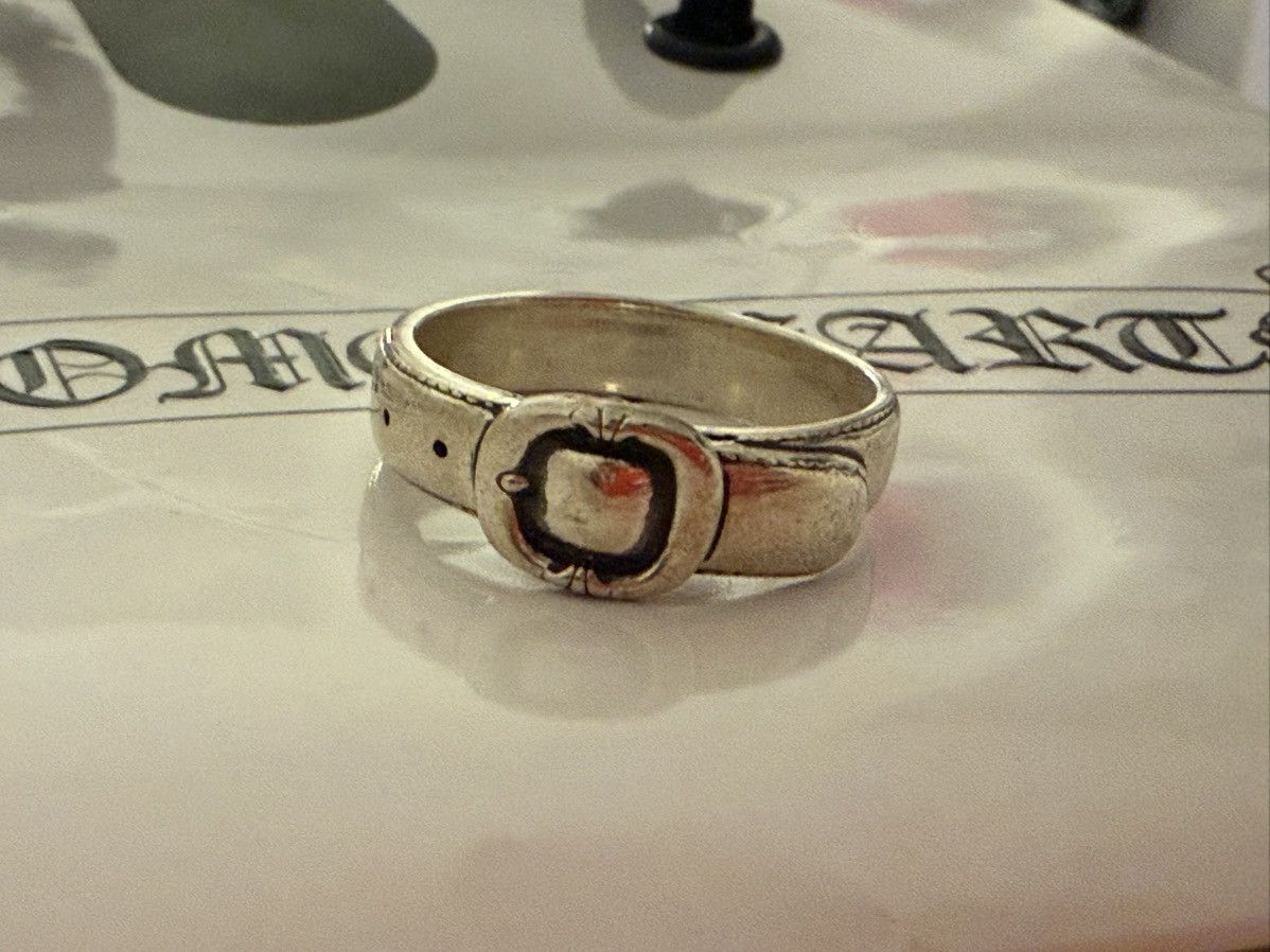 アクセサリー CHROME HEARTS GUNSLINGER BELT RING Chrome Hearts Designer Gunslinger Belt Ring Sterling Silver