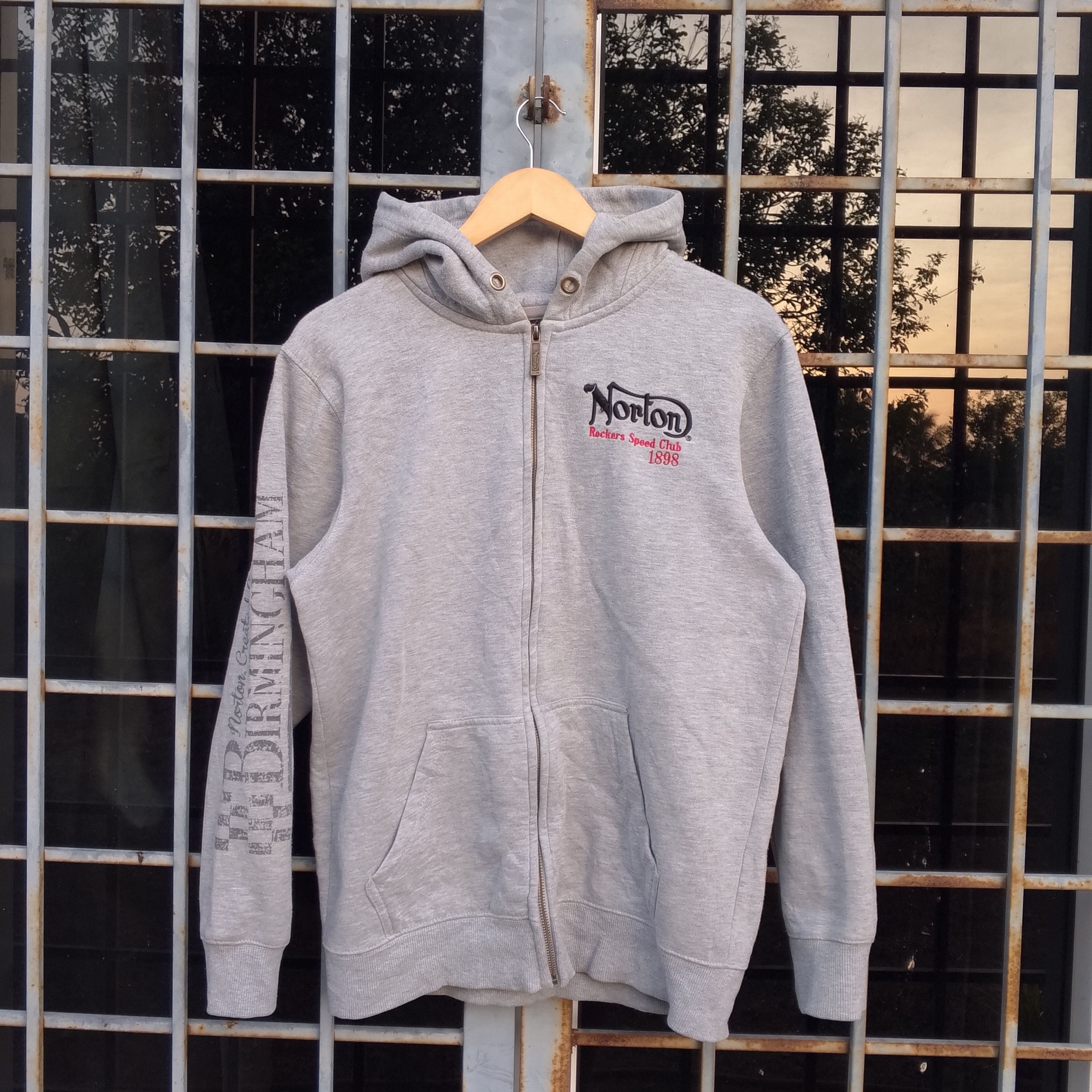Norton Norton Motorcycle Rockers Speed Club Zip Up Hoodie Size US L / EU 52-54 / 3 - 2 Thumbnail