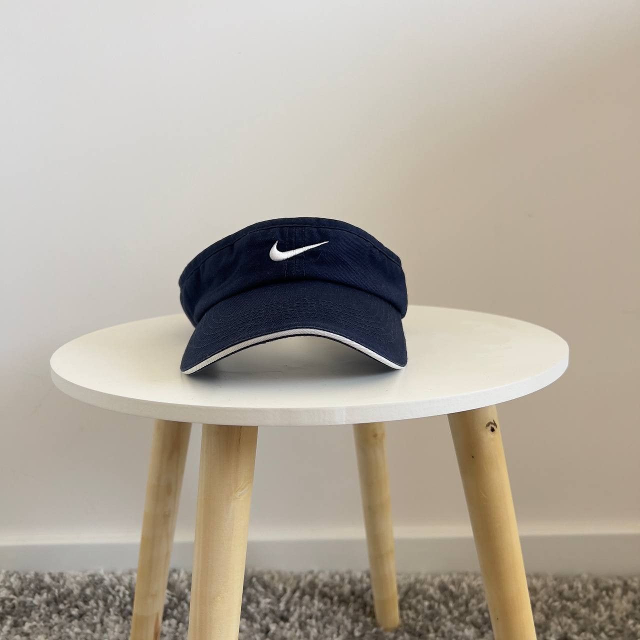 Nike Vintage Nike Mens Visor Cap One Size Y2K Blue Size ONE SIZE - 2 Thumbnail