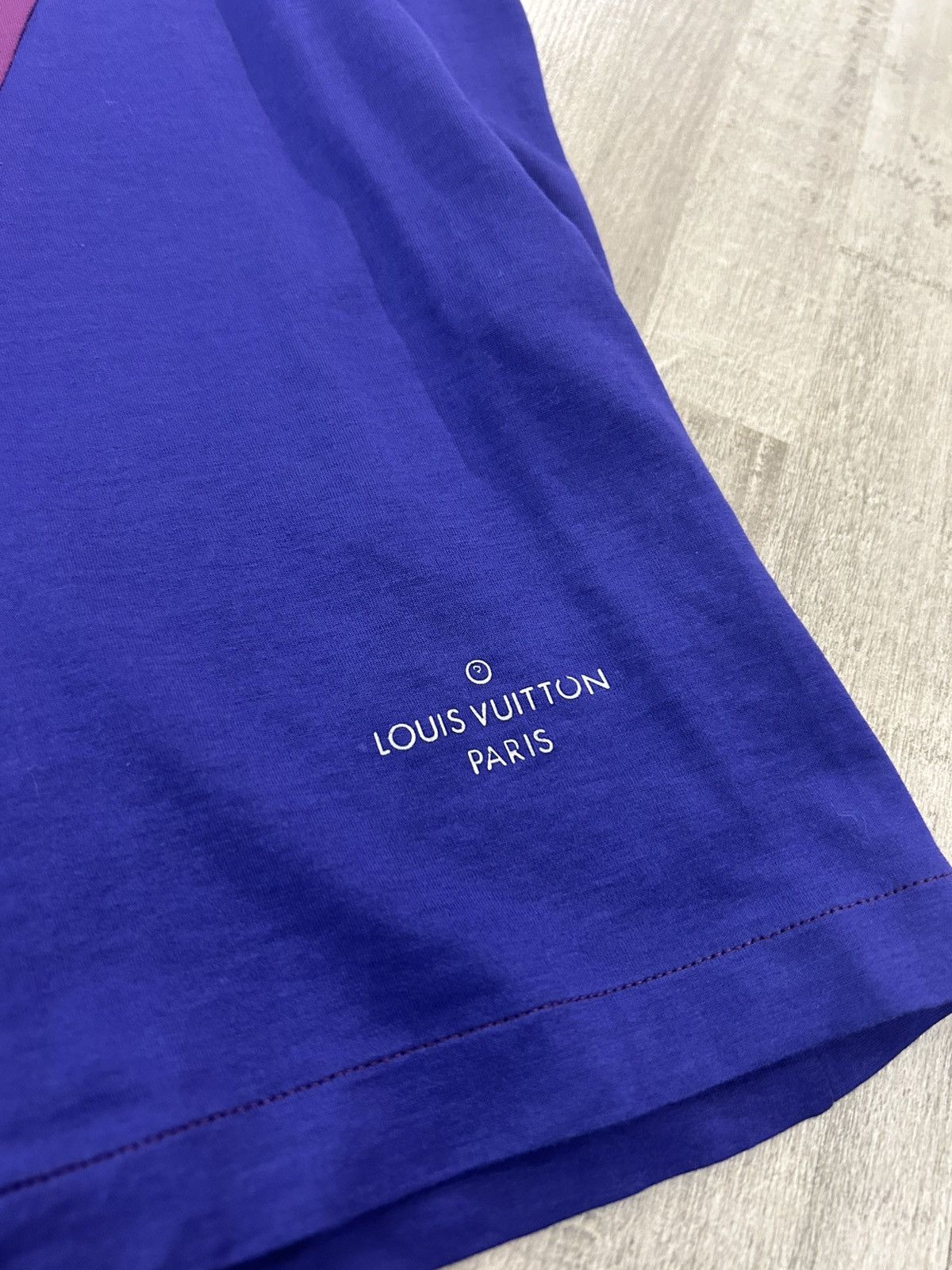 Louis Vuitton Louis Vuitton 2013 Multicolor Colorblock Pattern Tee Size US XL / EU 56 / 4 - 4 Thumbnail