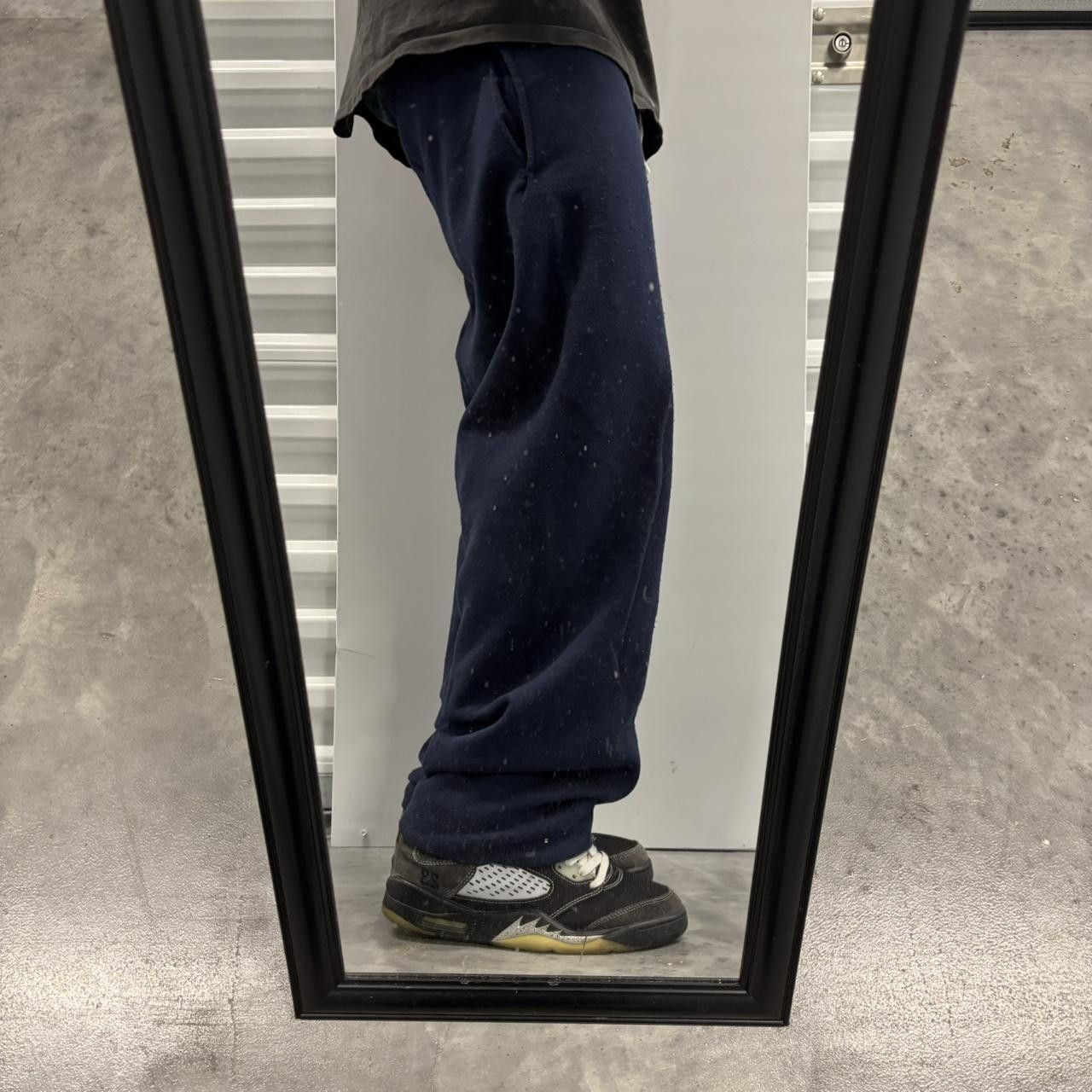 Japanese Brand × Vintage Crazy Vintage Y2K/2000s Navy Blue Skater Essential Sweatpants! Size US 30 / EU 46 - 2 Thumbnail