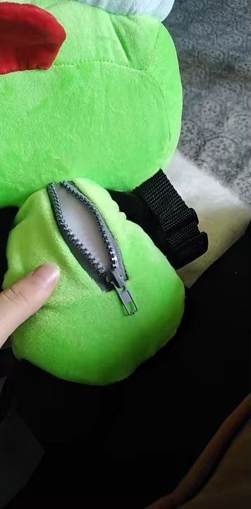 Vintage Kawaii Stuffed Plush Backpack Alien Invader Zim Size ONE SIZE - 7 Thumbnail
