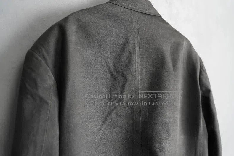 Yohji Yamamoto Yohji Yamamoto Gray Silk Jacket. Size US M / EU 48-50 / 2 - 3 Thumbnail
