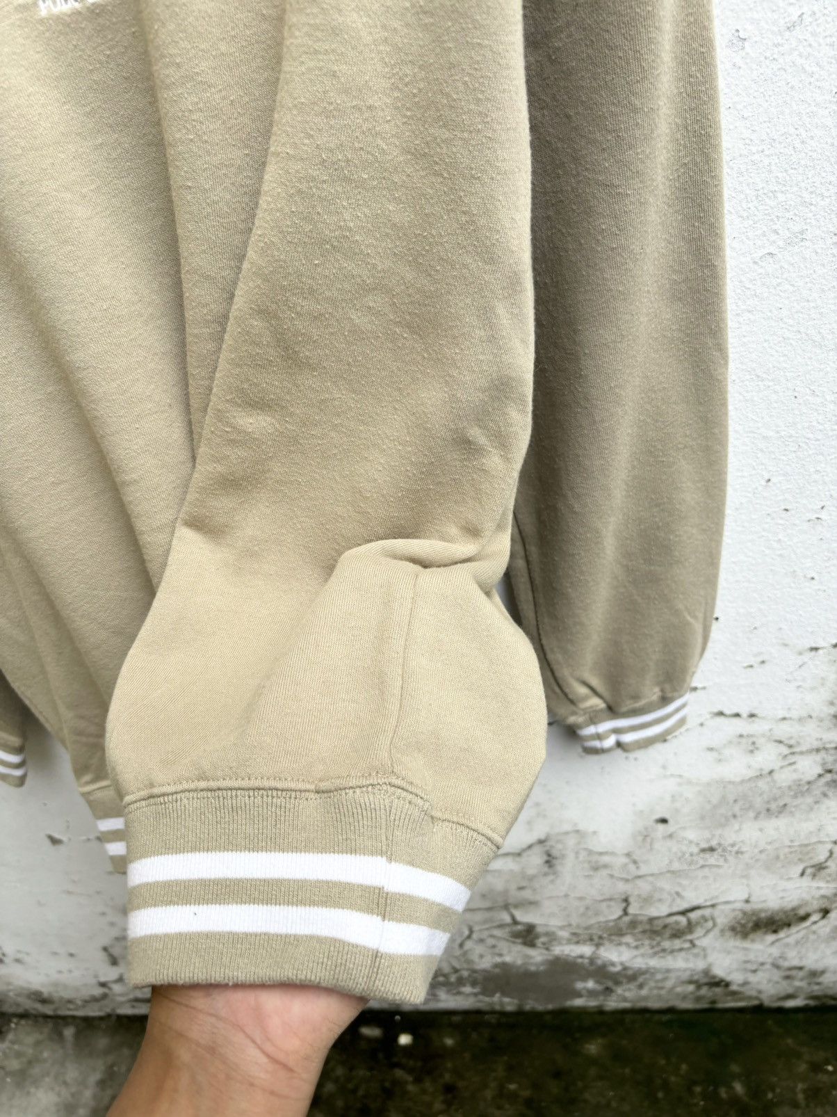 Beverly Hills Polo Club RARE BEVERLY HILLS POLO CLUB CENTER SWEATSHIRT CREAM/BEIGE Size US M / EU 48-50 / 2 - 4 Thumbnail