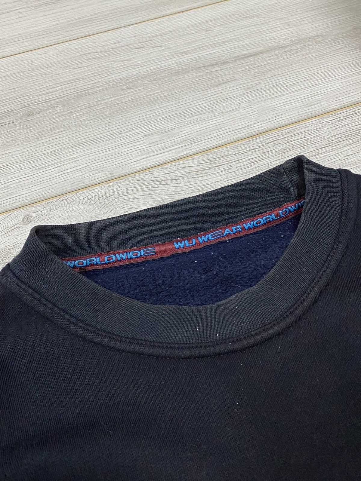 Wu-Tang Clan Wutang vintage painted embroidered big logo sweatshirt USA Size US XL / EU 56 / 4 - 4 Thumbnail