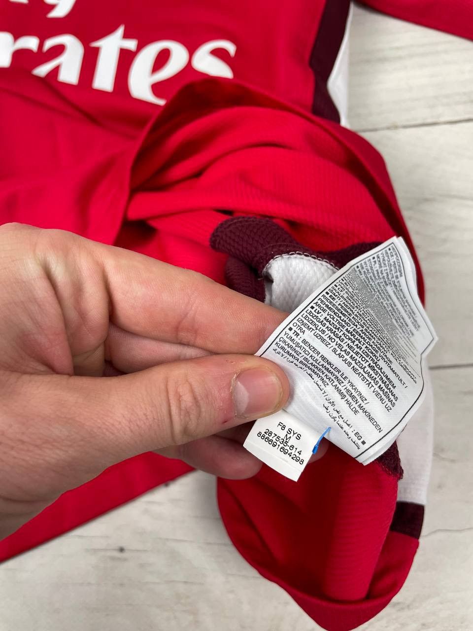 Nike Vintage Nike Arsenal 2008 2010 Home Shirt Soccer Jersey Size US M / EU 48-50 / 2 - 7 Thumbnail