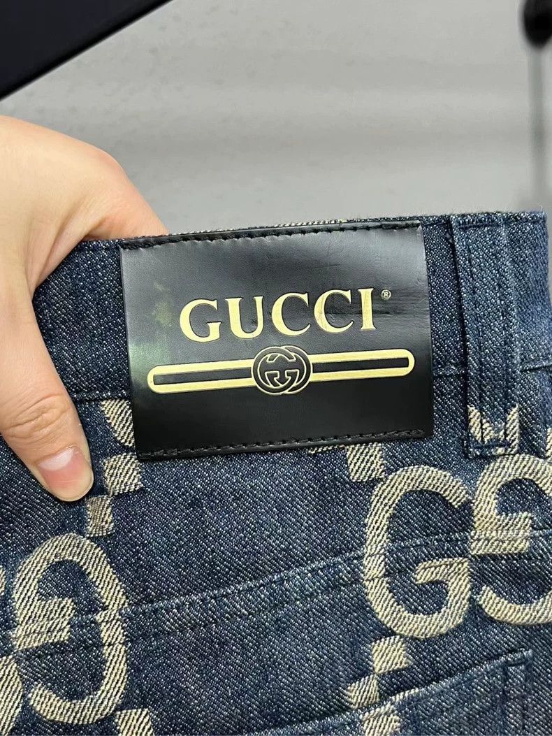 Gucci Gucci Old Flower Pineapple Denim Shorts 2503-Nextarrow Size US 30 / EU 46 - 4 Thumbnail