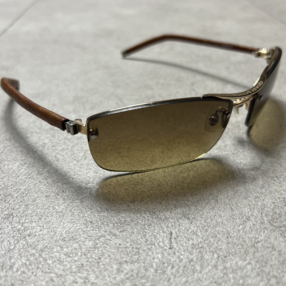 Chrome Hearts Chrome hearts AMPED Leather Flame Sunglasses Size ONE SIZE - 3 Thumbnail