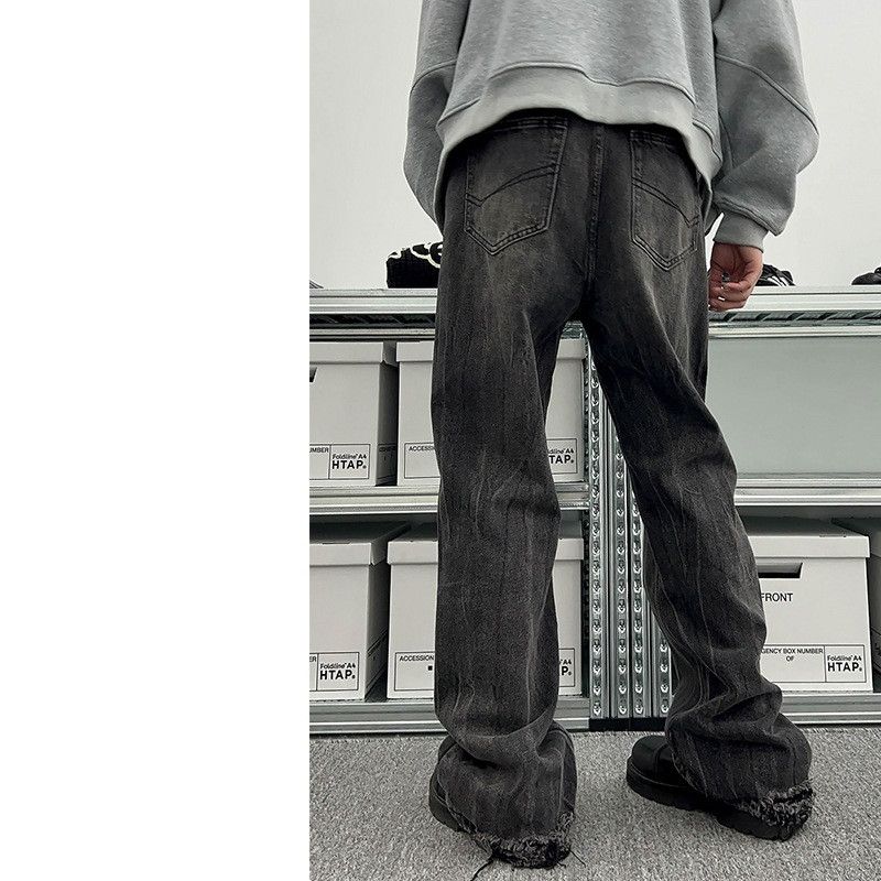 Japanese Brand Retro loose high street micro flared jeans Size US 32 / EU 48 - 2 Thumbnail
