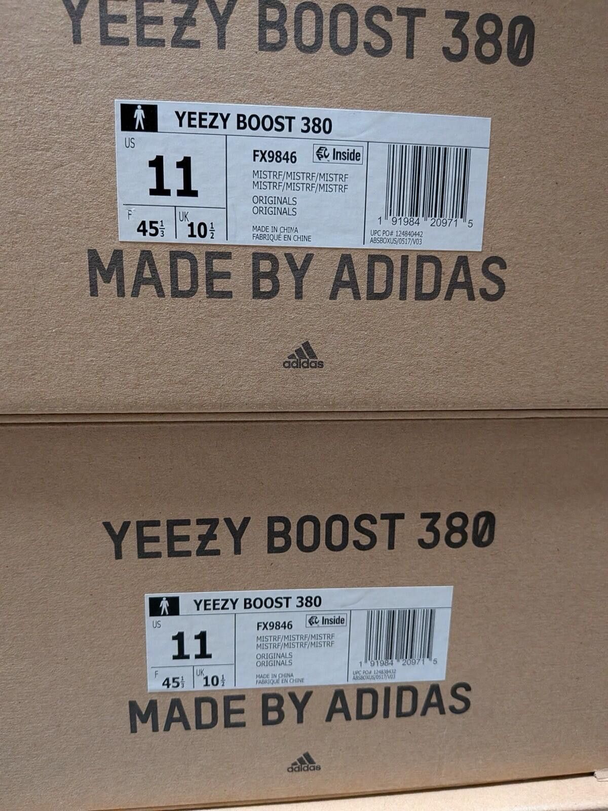 Adidas adidas Yeezy Boost 380 FX9846 Mist Reflective US11 Size US 11 / EU 44 - 7 Thumbnail