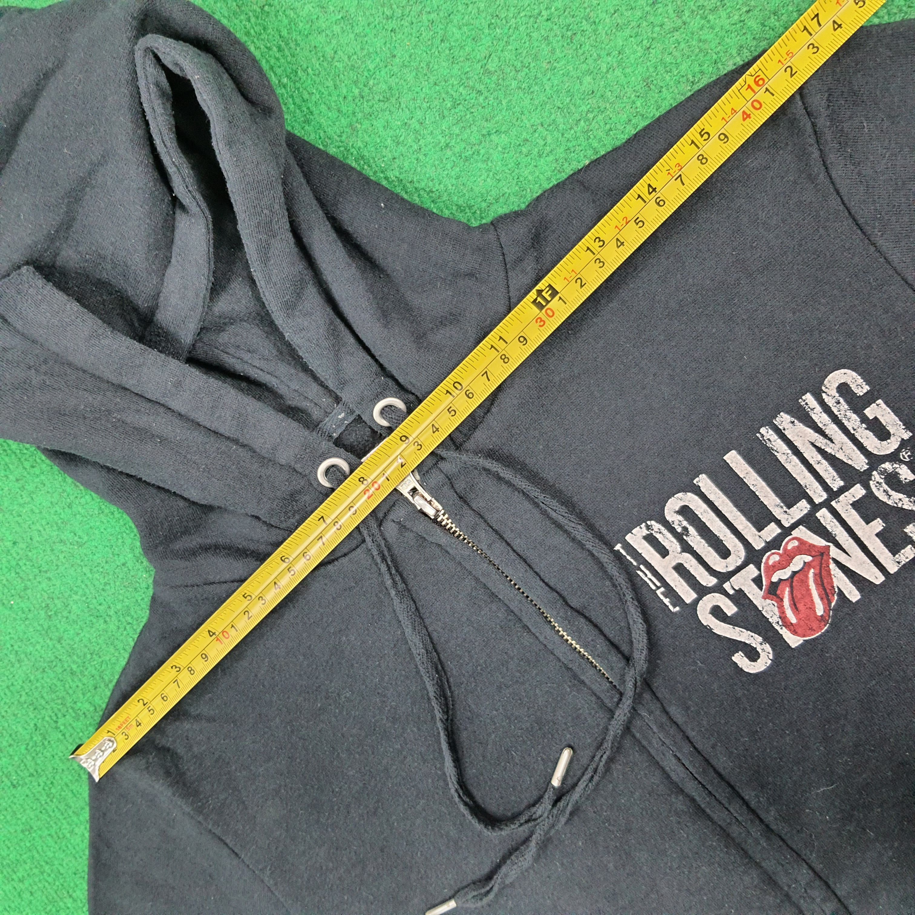 The Rolling Stones Vintage The Rolling Stones Band Double Zipper Hoodie C281N9 Size US S / EU 44-46 / 1 - 13 Thumbnail
