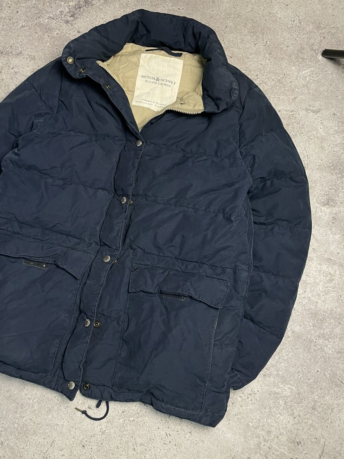 Denim & Supply Ralph Lauren Denim & Supply Ralph Lauren Blue Puffer Down Jacket Men's S Size US S / EU 44-46 / 1 - 2 Thumbnail