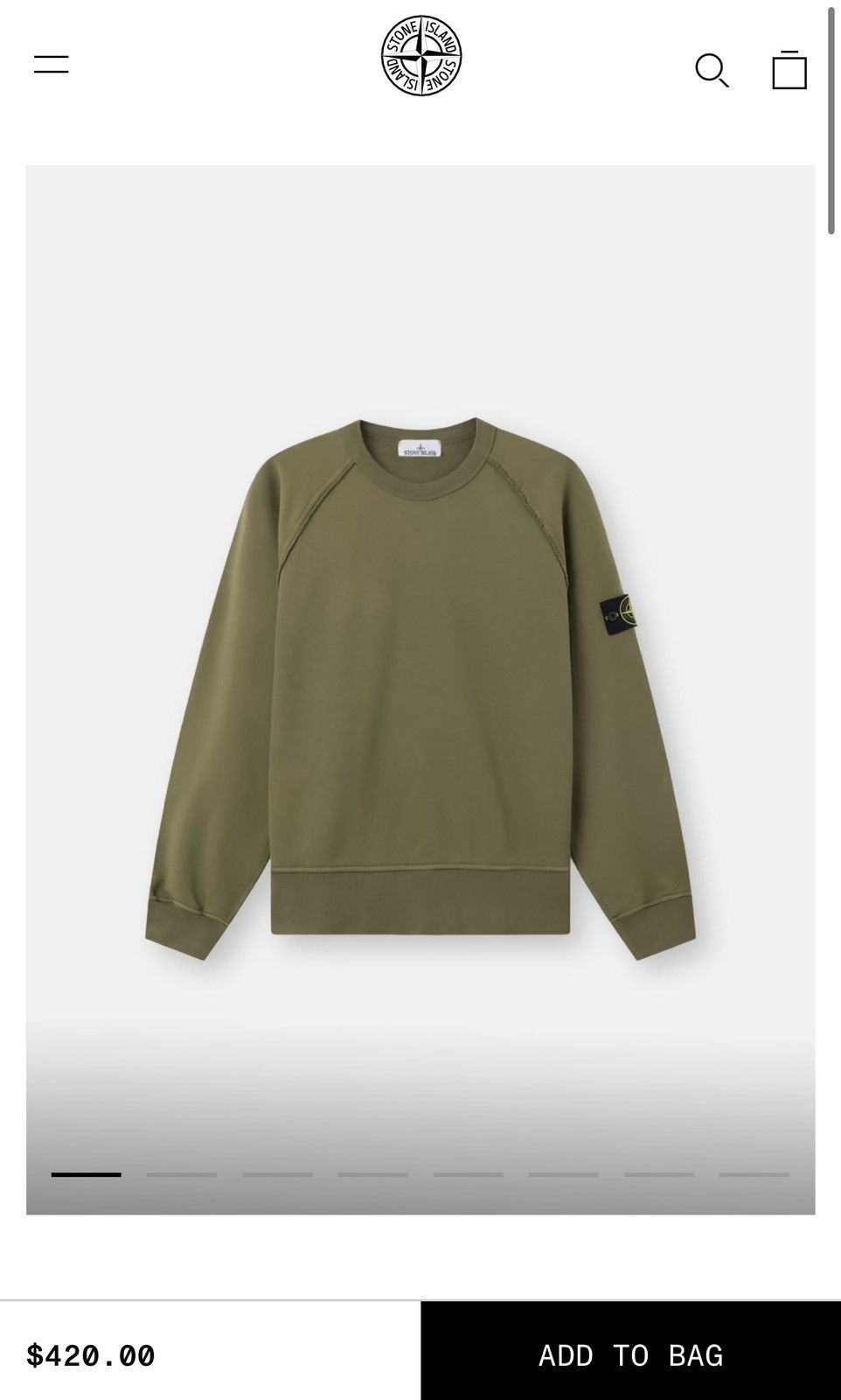 Stone Island Stone Island Crewneck Sweater Size US L / EU 52-54 / 3 - 4 Thumbnail