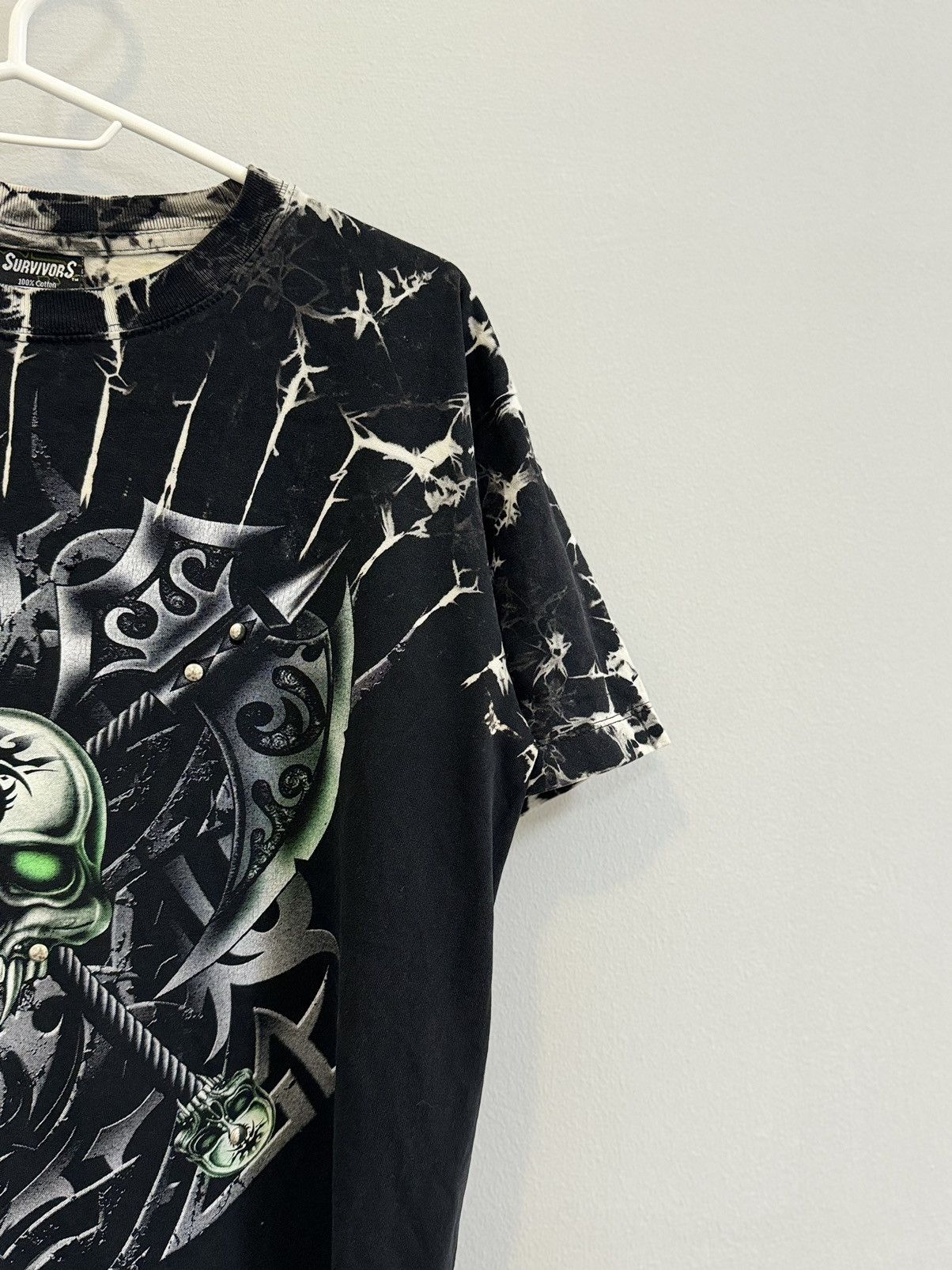 Band Tees Y2K Grim Reaper Skull Demon Emo Grunge Tee phosphorus Size US S / EU 44-46 / 1 - 5 Thumbnail
