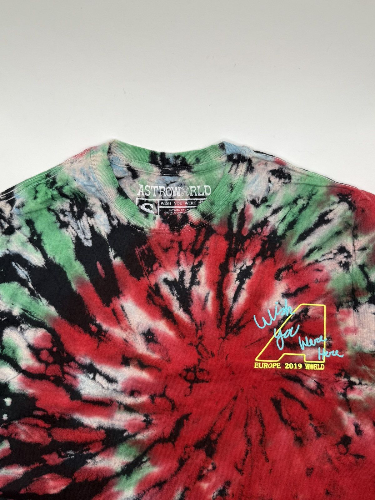 Travis Scott AstroWorld Blink of Eye Tie Dye Tee Size US S / EU 44-46 / 1 - 5 Thumbnail