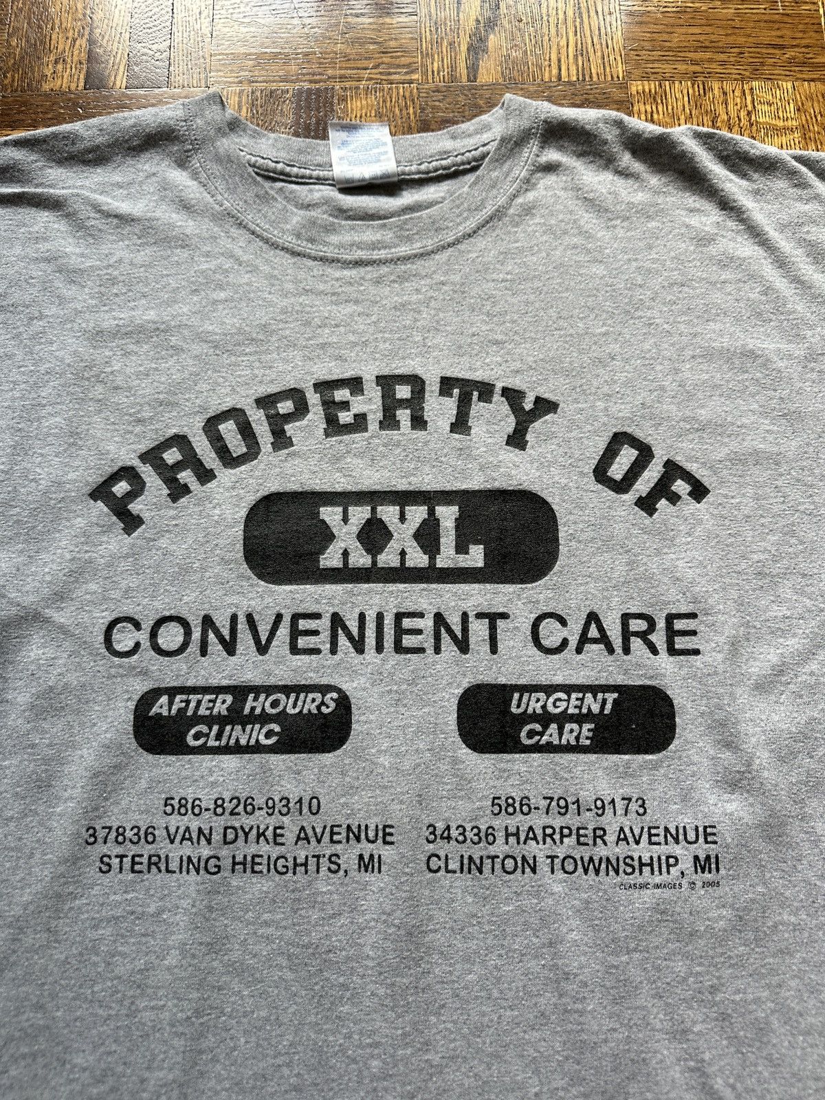 Japanese Brand Vintage Y2K Property of Convenient Care Graphic Tee Size US XL / EU 56 / 4 - 2 Thumbnail