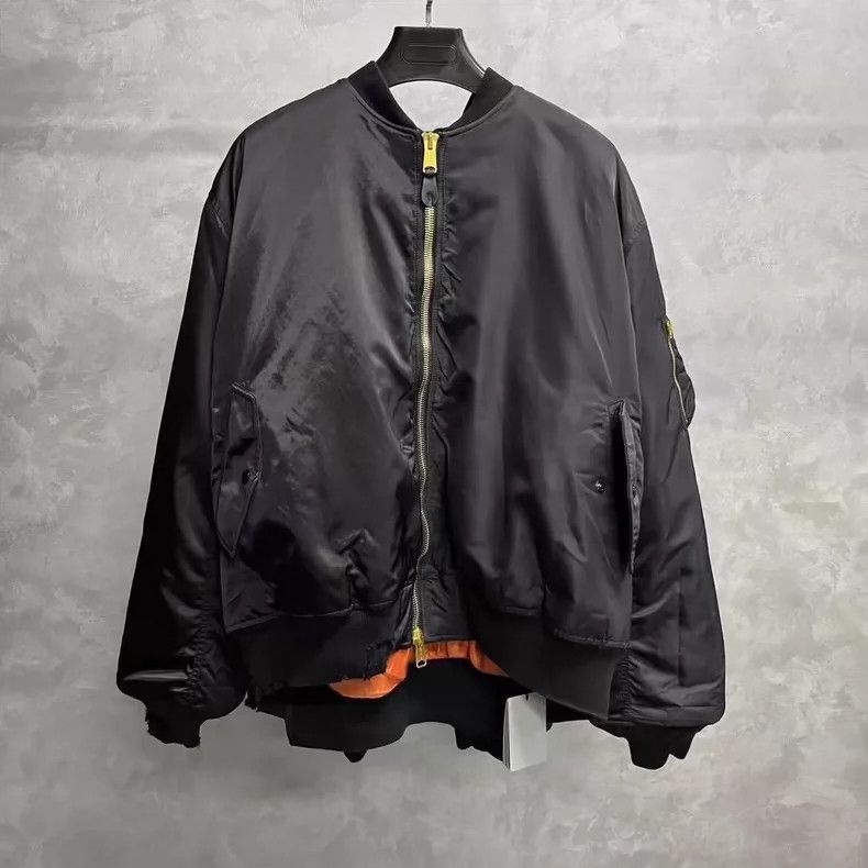 Balenciaga Black Hooded Pilot Jacket Size S-dmc