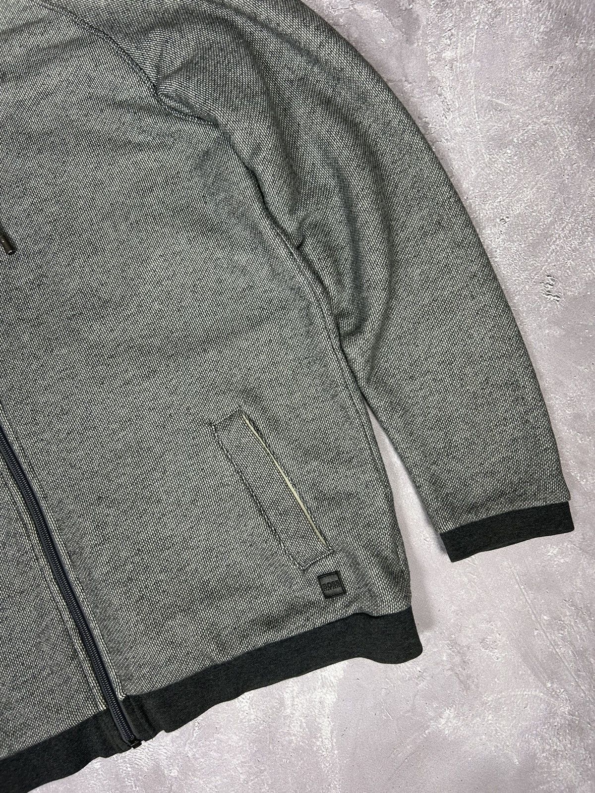 Designer × Hugo Boss Hugo Boss Grey Hooded Full Zip Hoodie Size XL Size US XL / EU 56 / 4 - 4 Thumbnail