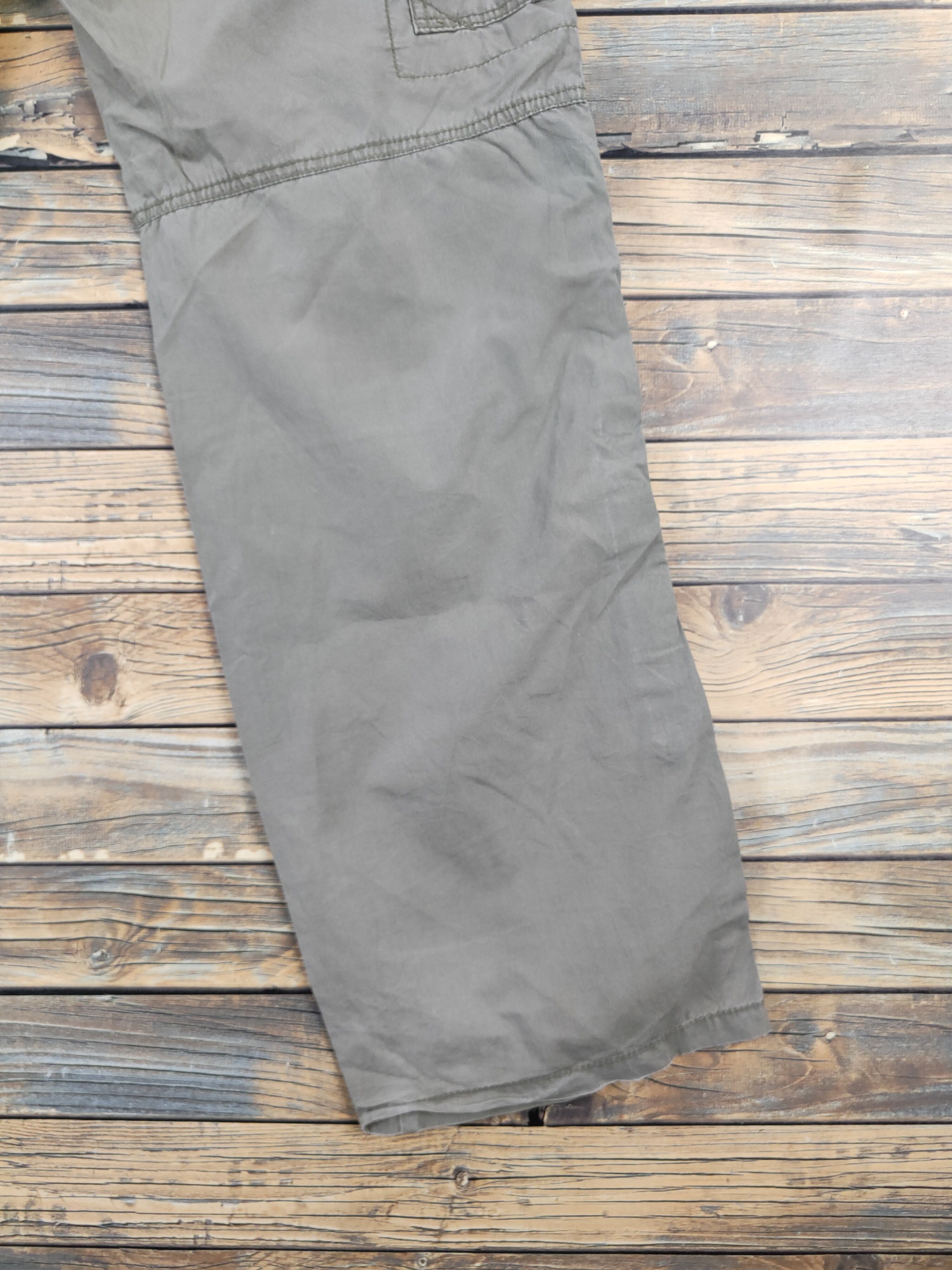 Japanese Brand Memory Special Olive Multipocket Tactical Cargo Pants #W2093 Size US 31 - 11 Thumbnail