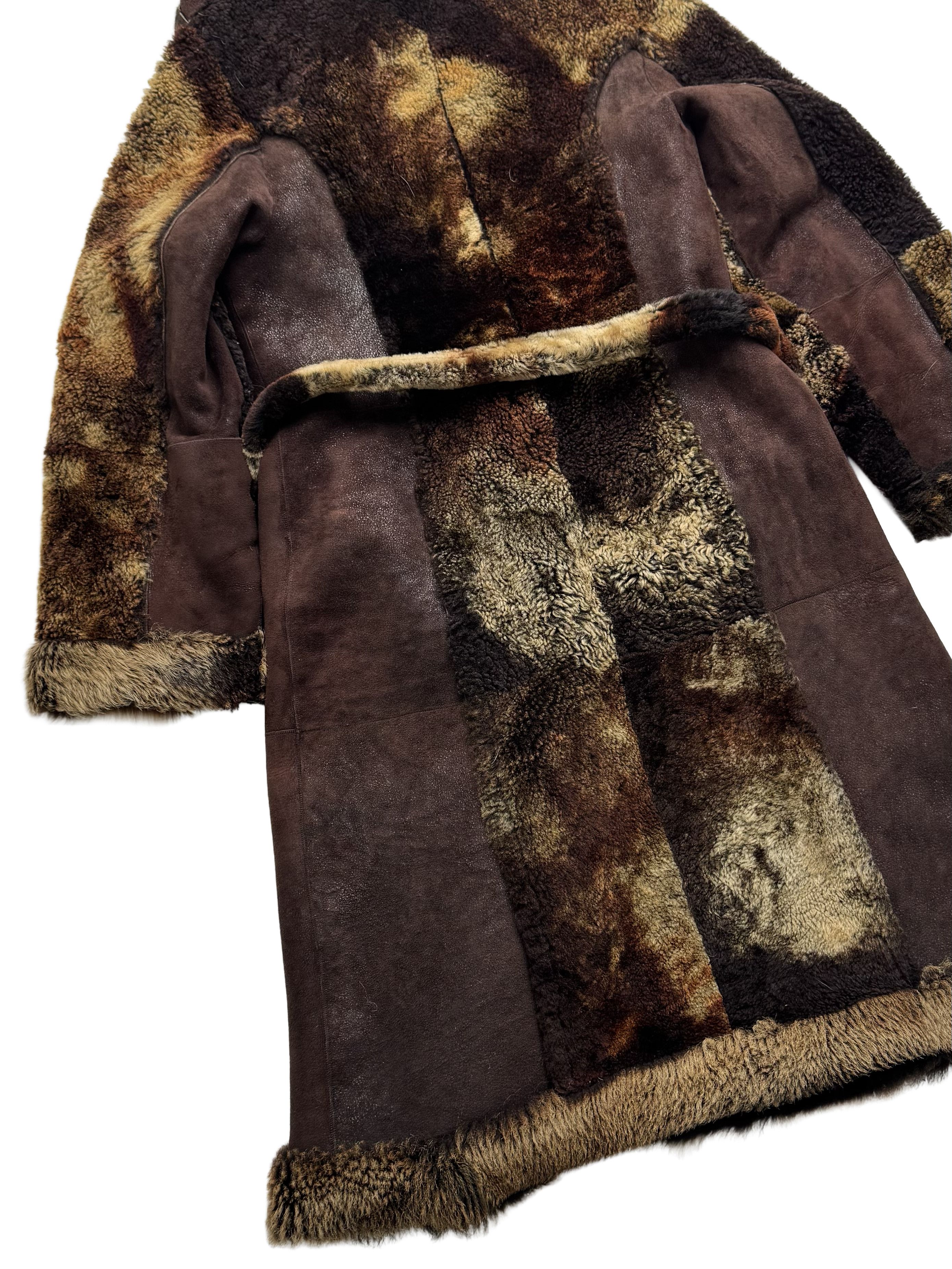 Vintage Vintage Real Sheepskin Hooded Coat Size L / US 10 / IT 46 - 19 Thumbnail