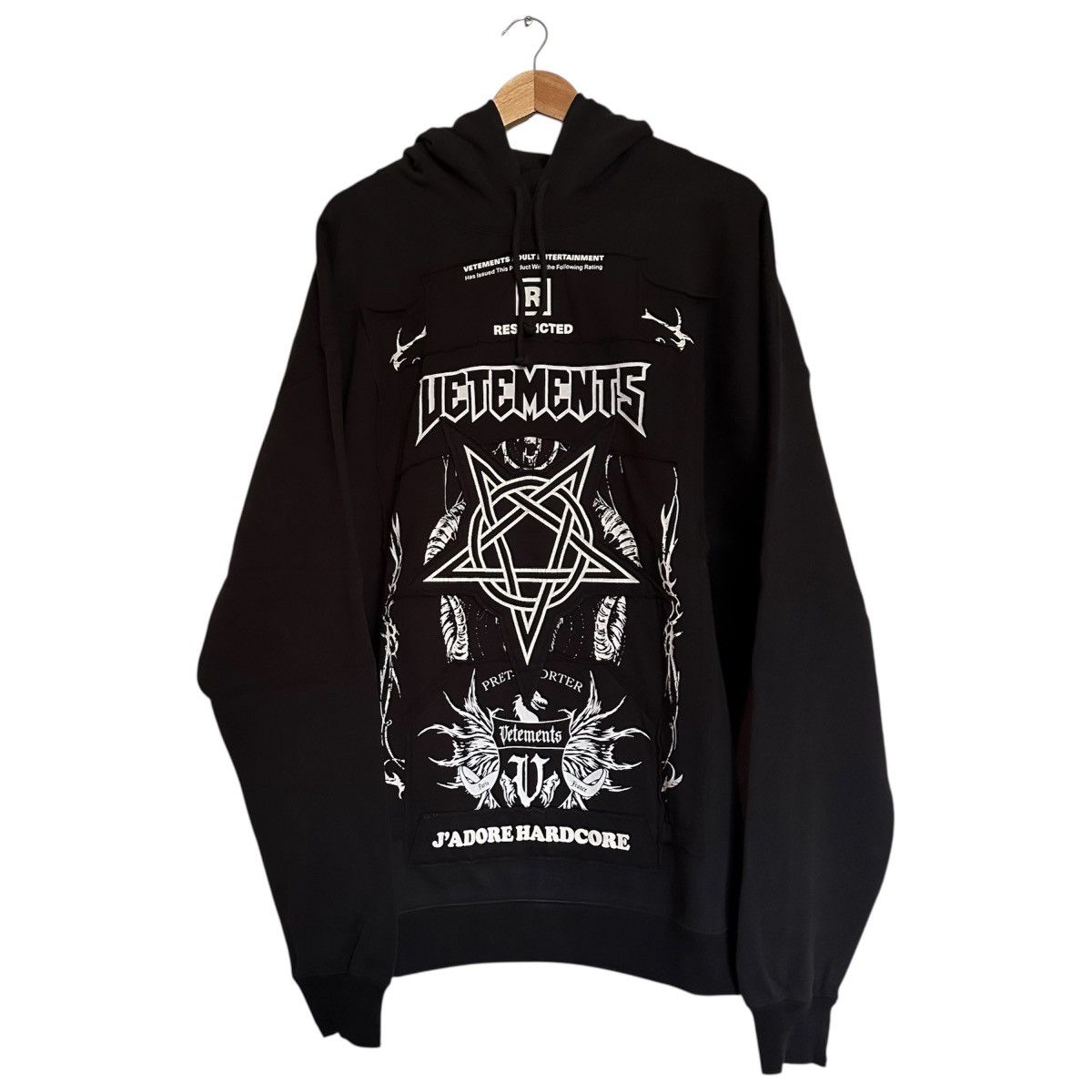 Vetements J’Adore Hardcore Hoodie
