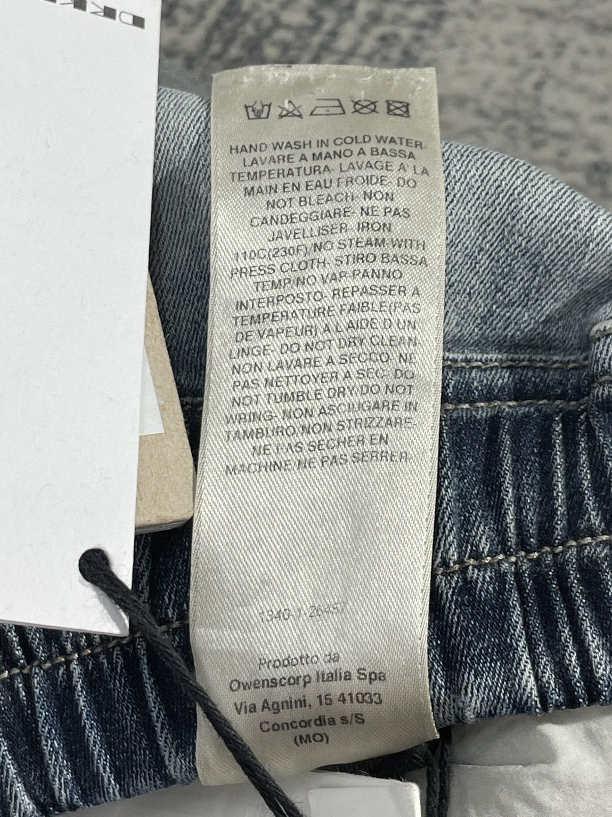 Rick Owens Drkshdw (NEW) FW24 Sky Double Cargo Jumbo Bela Denim Size US 33 - 8 Thumbnail
