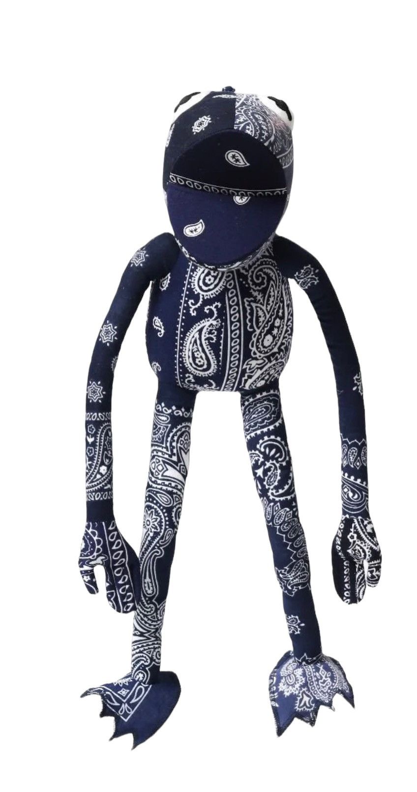 READYMADE READYMADE BANDANA FROG MAN (navy) Size ONE SIZE - 5 Thumbnail