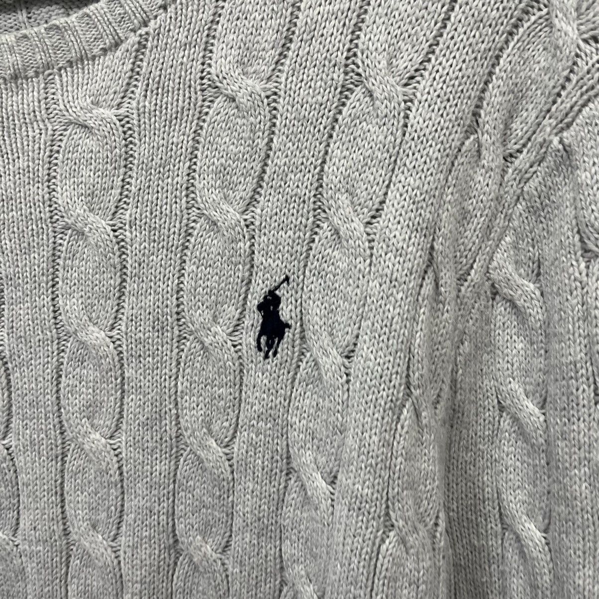 Polo Ralph Lauren Polo Ralph Lauren Knit Sweater Gray Crewneck Vintage 90s Size US M / EU 48-50 / 2 - 6 Thumbnail