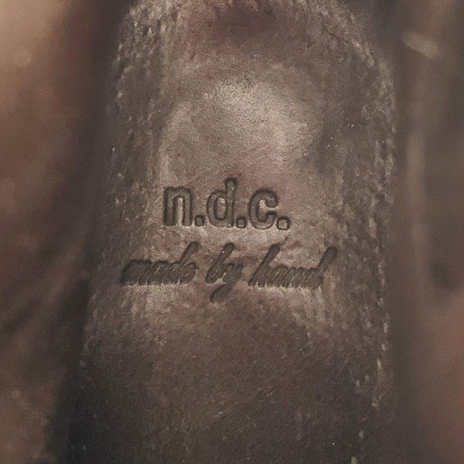 n.d.c. made by hand N.D.C. Size 10 Brown Leather Lace-Up Boots Size US 10 / IT 40 - 8 Thumbnail