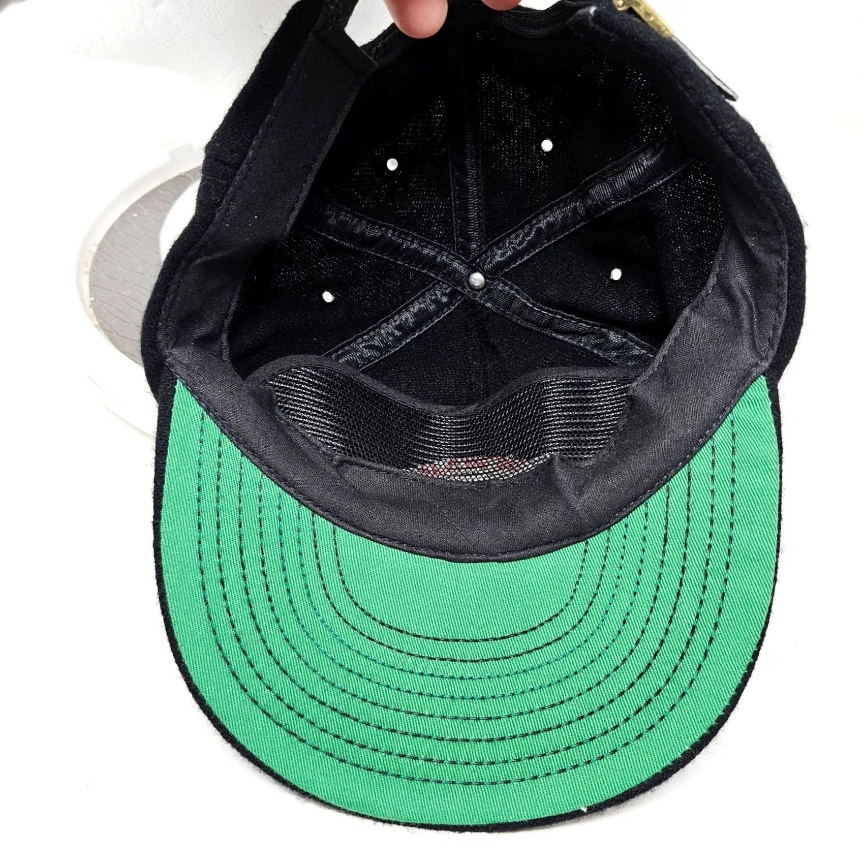Hard Rock Cafe VINTAGE Hard Rock Cafe Chicago Wool Adjustable Hat Baseball Cap Men One Size Black 90s USA Rock Size ONE SIZE - 6 Thumbnail