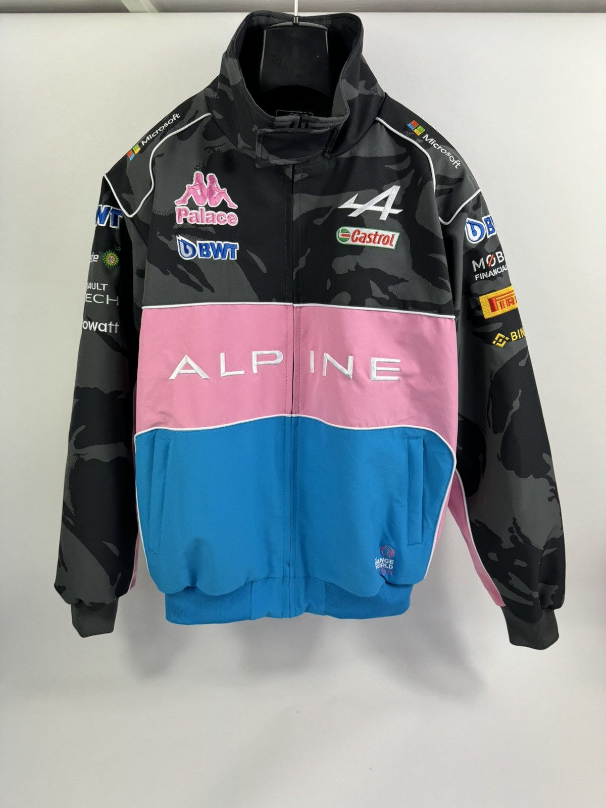 image of Kappa For Alpine Pit Jacket in Black Pink, Men's (Size Medium)
