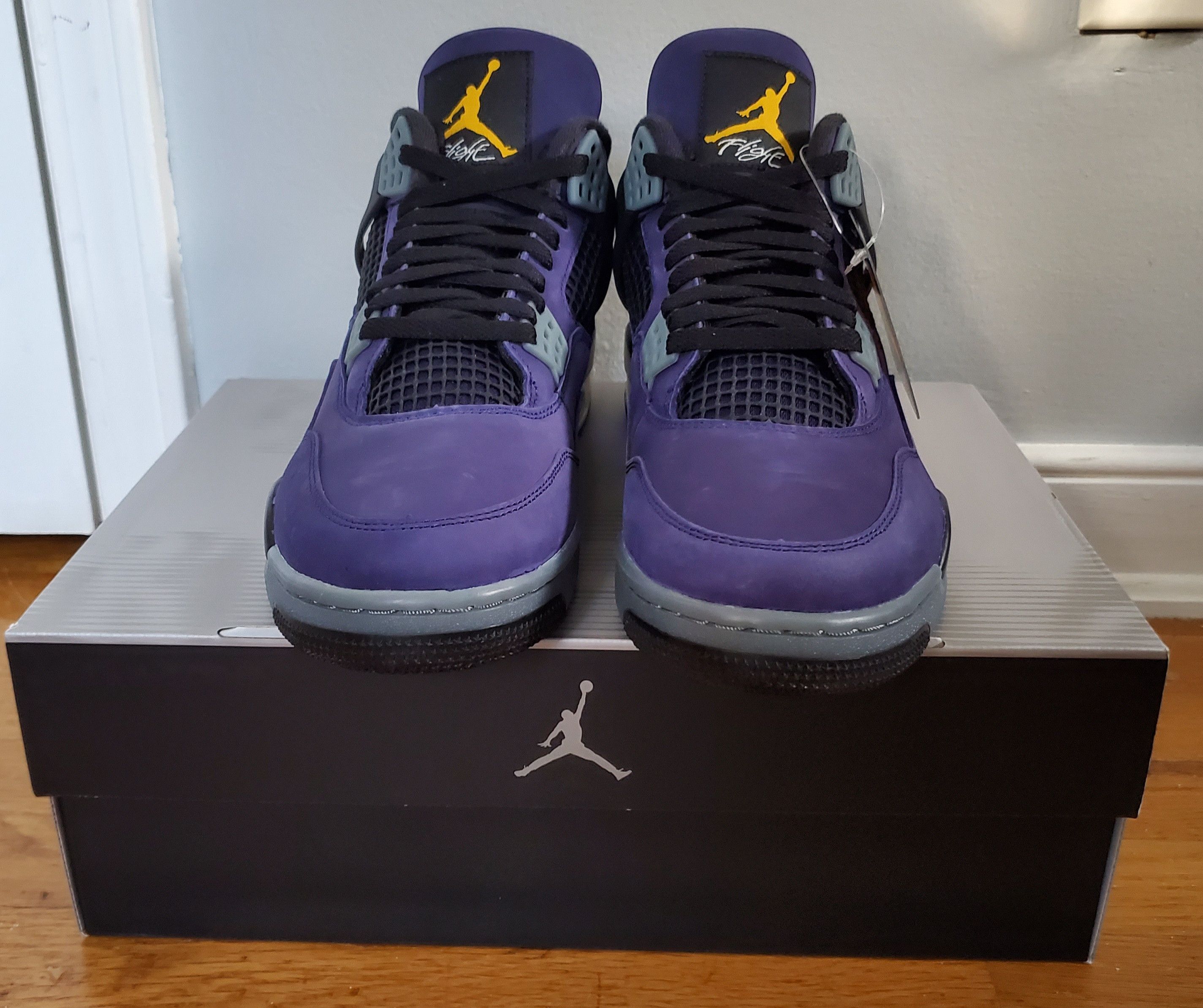 Jordan Brand Nike Air Jordan 4 Retro 'Lakers' Size US 12.5 / EU 45-46 - 5 Thumbnail