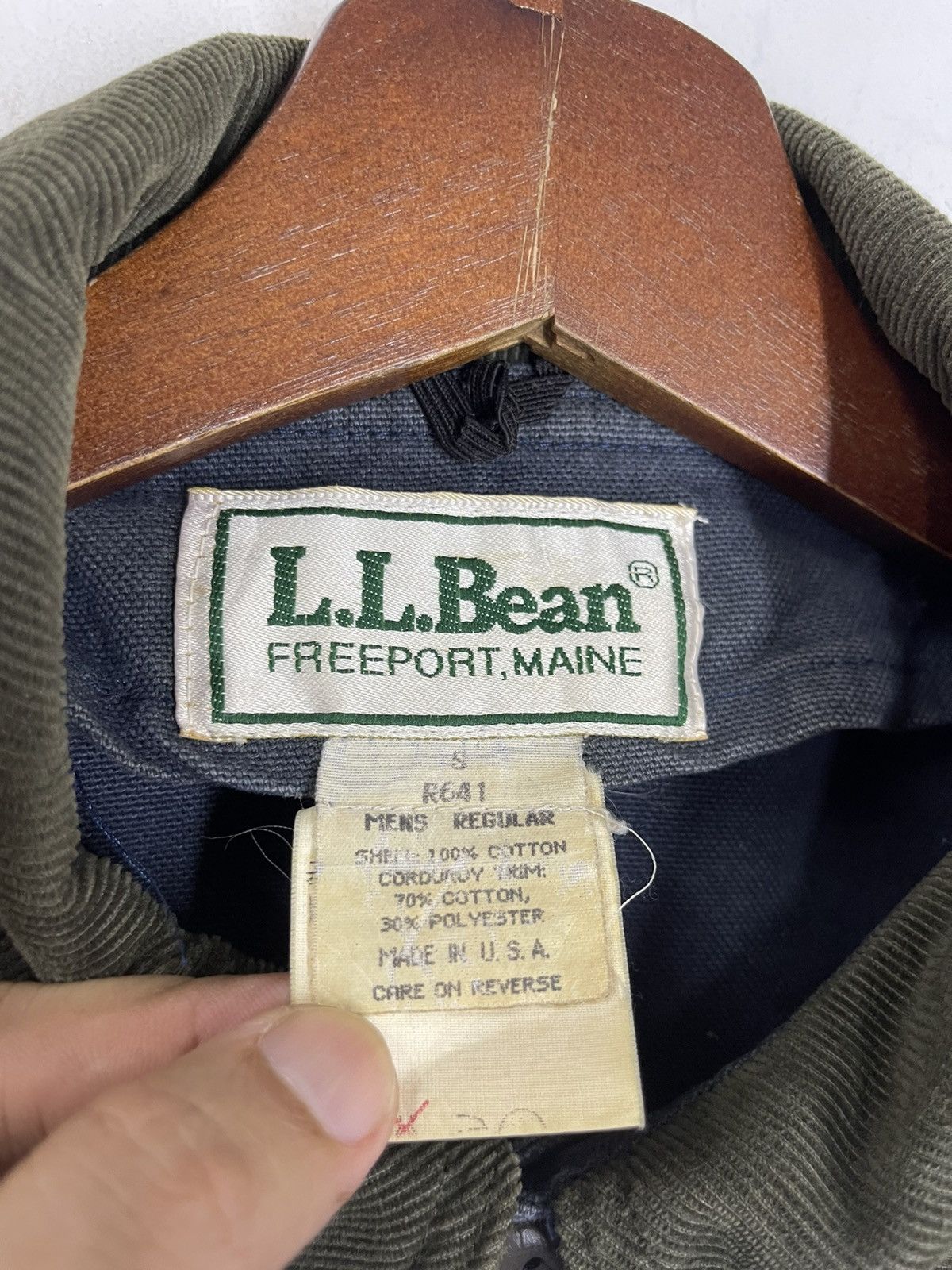 L.L. Bean Vintage LL BEAN USA WORKER JACKET DISTRESSED Size US L / EU 52-54 / 3 - 5 Thumbnail