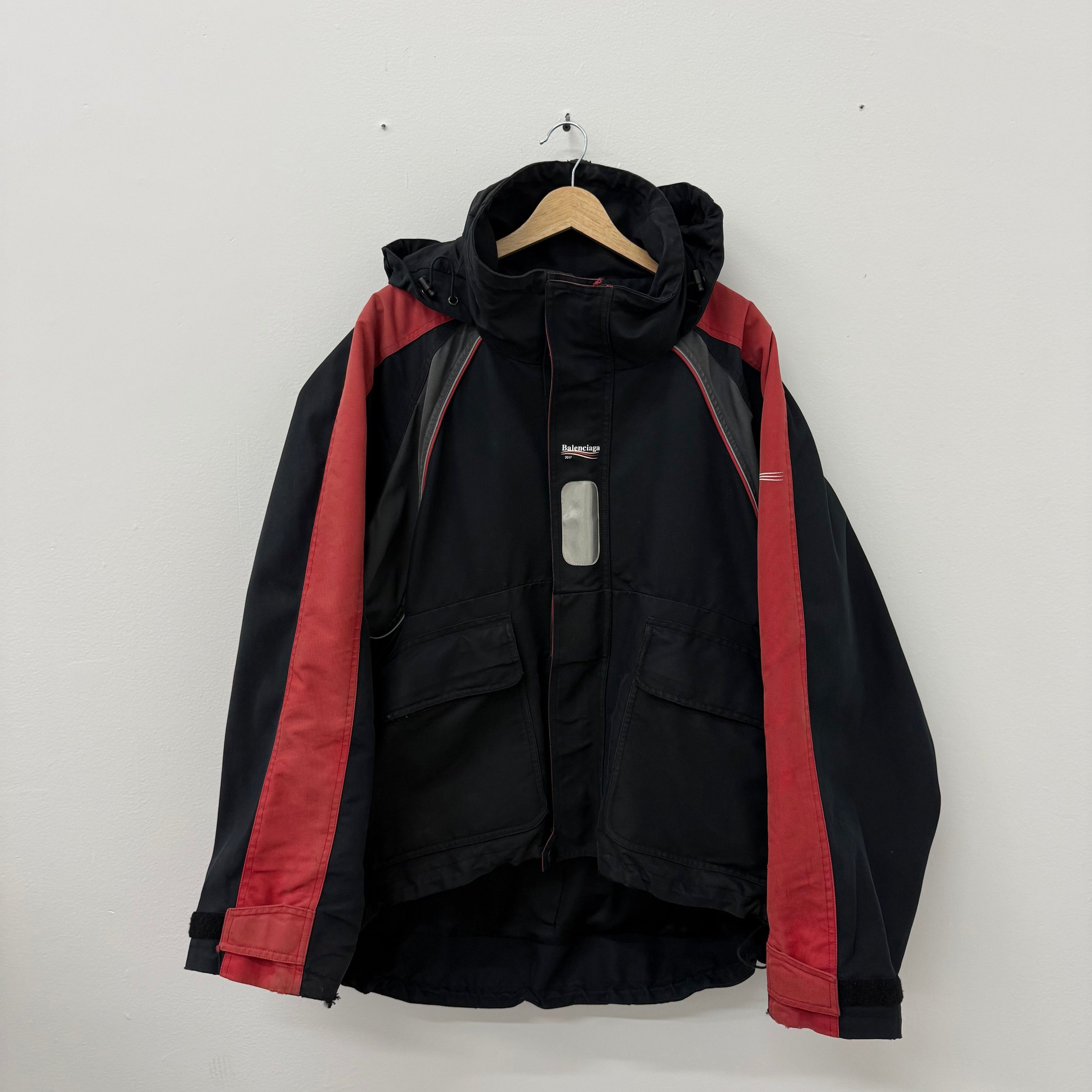 Balenciaga C-Shape Parka Heavy Jacket - Size 46