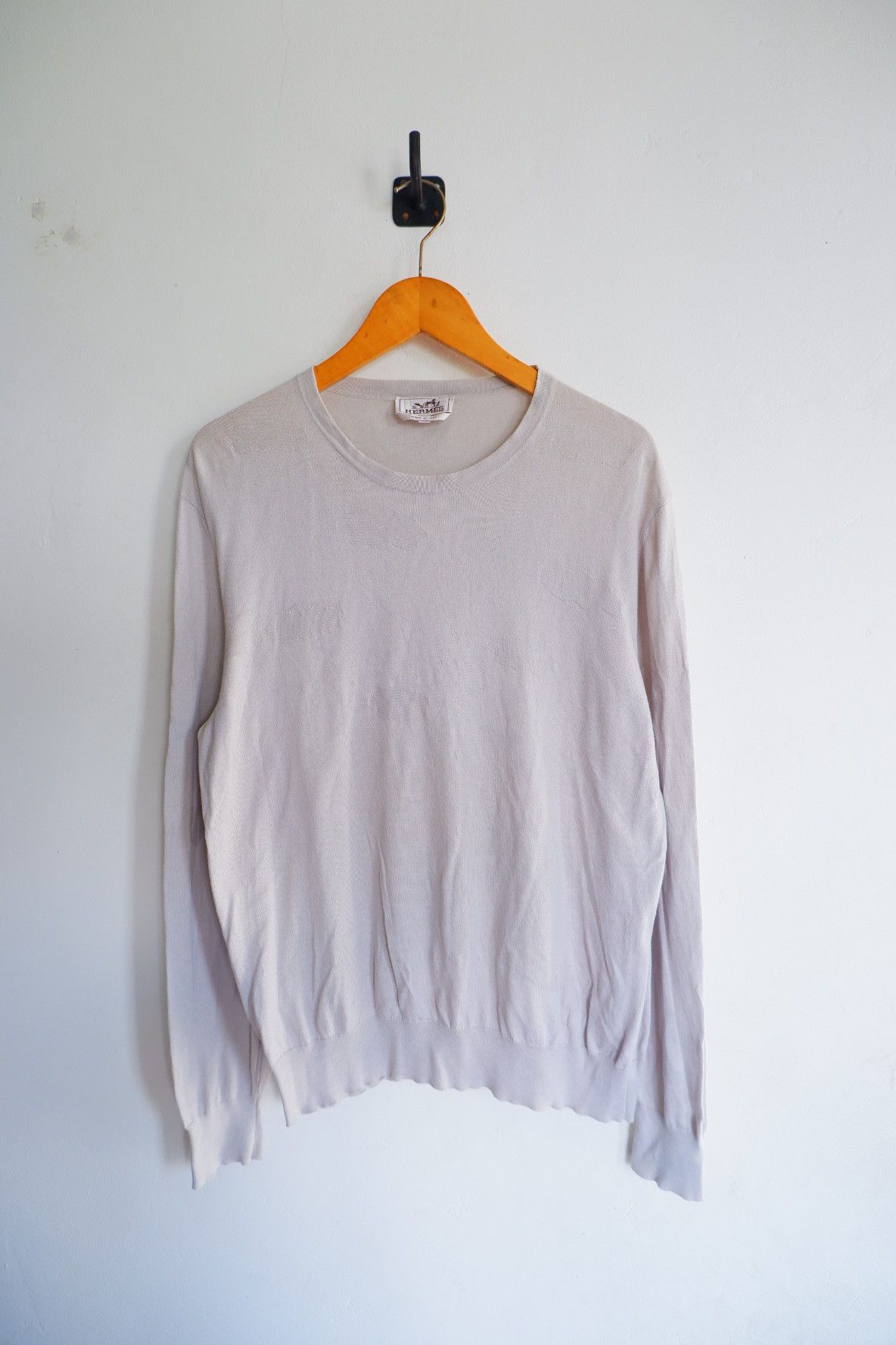 Hermes Hermes Cloud Jacquard Cotton Cashmere Knitwear Size US M / EU 48-50 / 2 - 1 Thumbnail