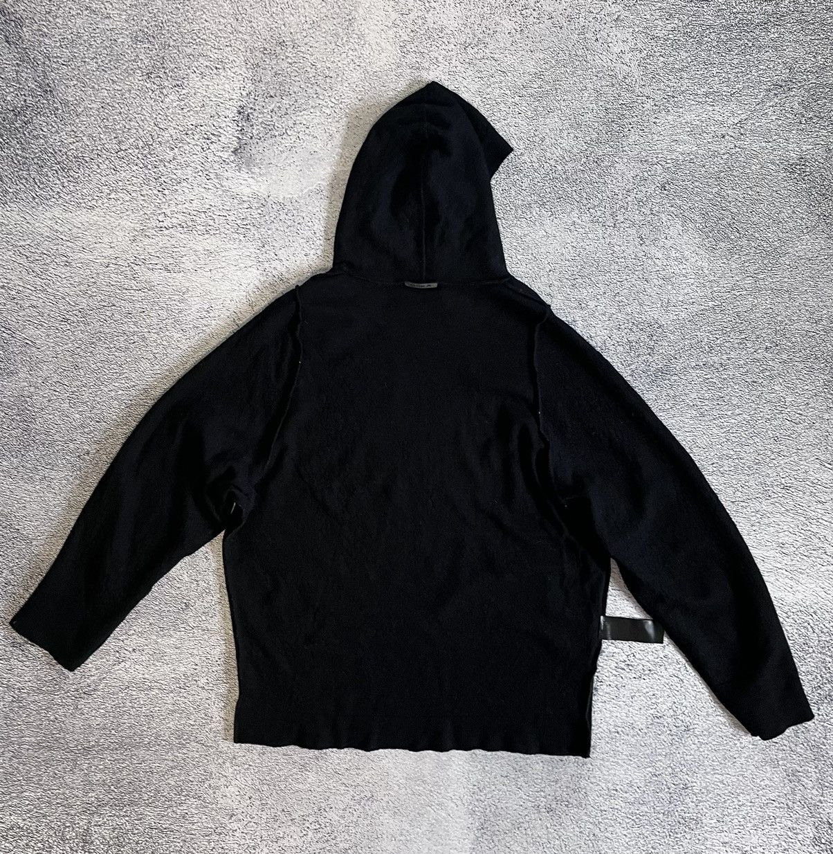 OSKA Oska Women Hoodie 100% Wool Black Oversized Hooded Size 1 Size ONE SIZE - 13 Thumbnail