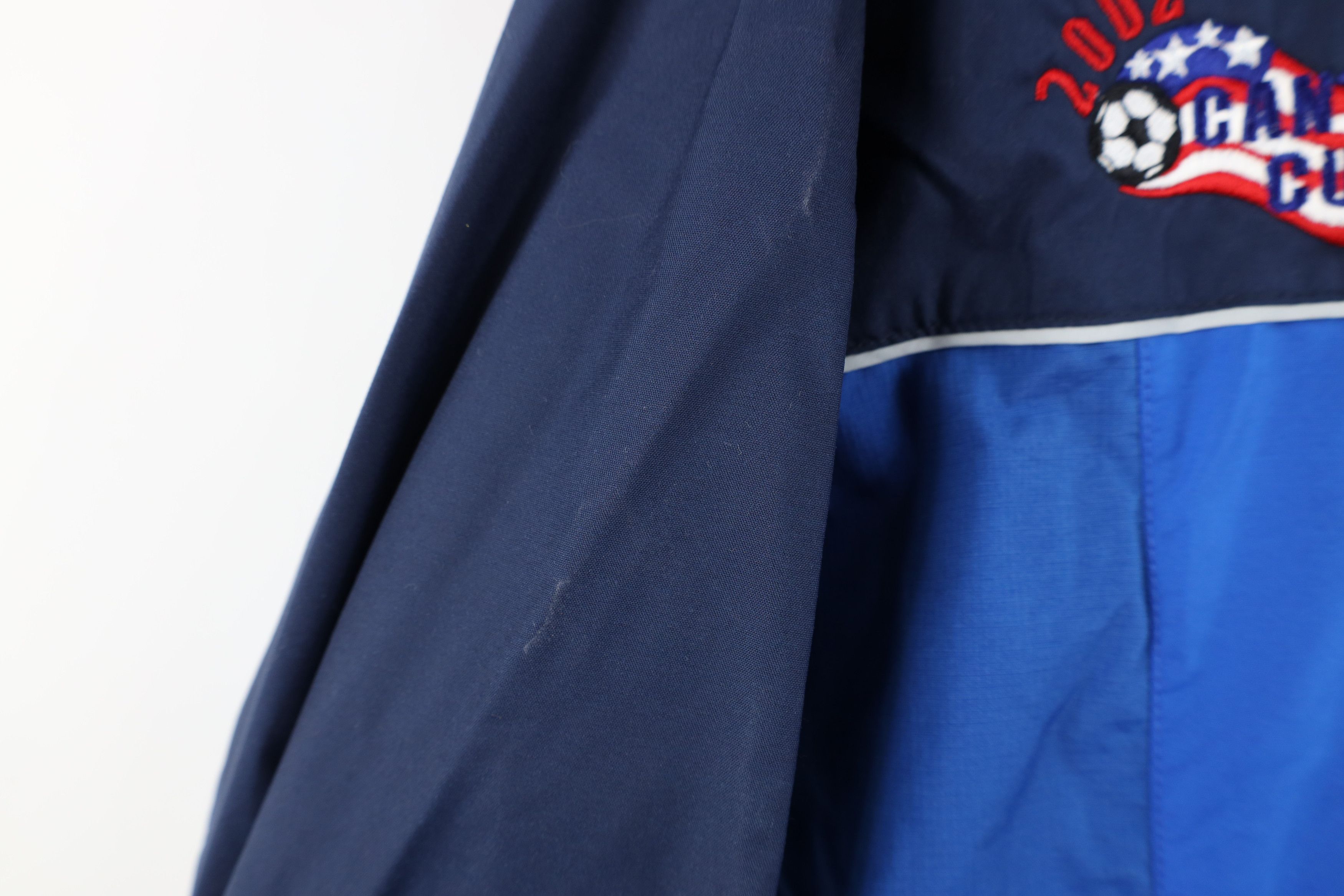 Nike Vintage Y2K Nike Scott Mini Swoosh Soccer Windbreaker Jacket Size US S / EU 44-46 / 1 - 6 Thumbnail