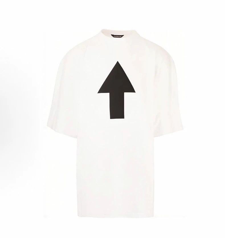 Balenciaga Balenciaga Arrow Printed Short Sleeve T-Shirt, Men's, Whit Size US XS / EU 42 / 0 - 6 Thumbnail