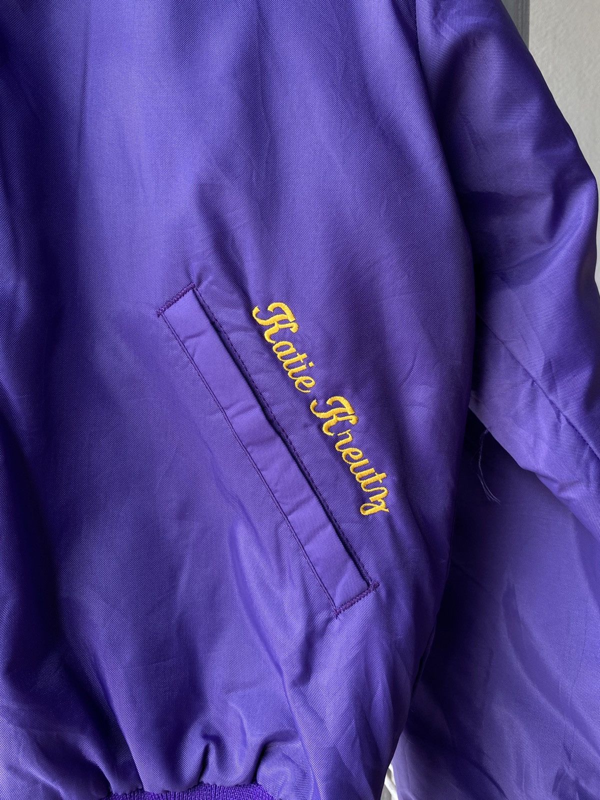 Vintage Gates Sport Hoppe Purple Jacket with Yellow Lettering Size US S / EU 44-46 / 1 - 8 Thumbnail