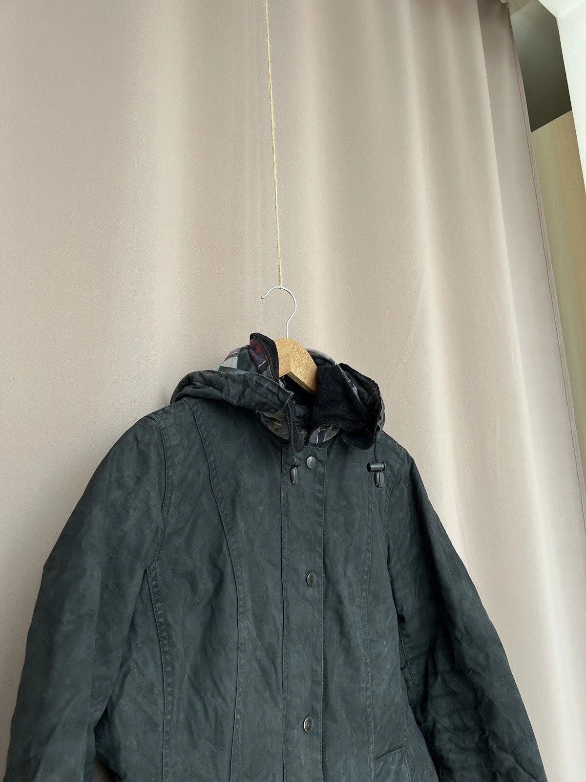 Barbour Barbour Wax Jacket Womens Size S/M or US 8 Full Zip Vintage Size S / US 4 / IT 40 - 3 Thumbnail