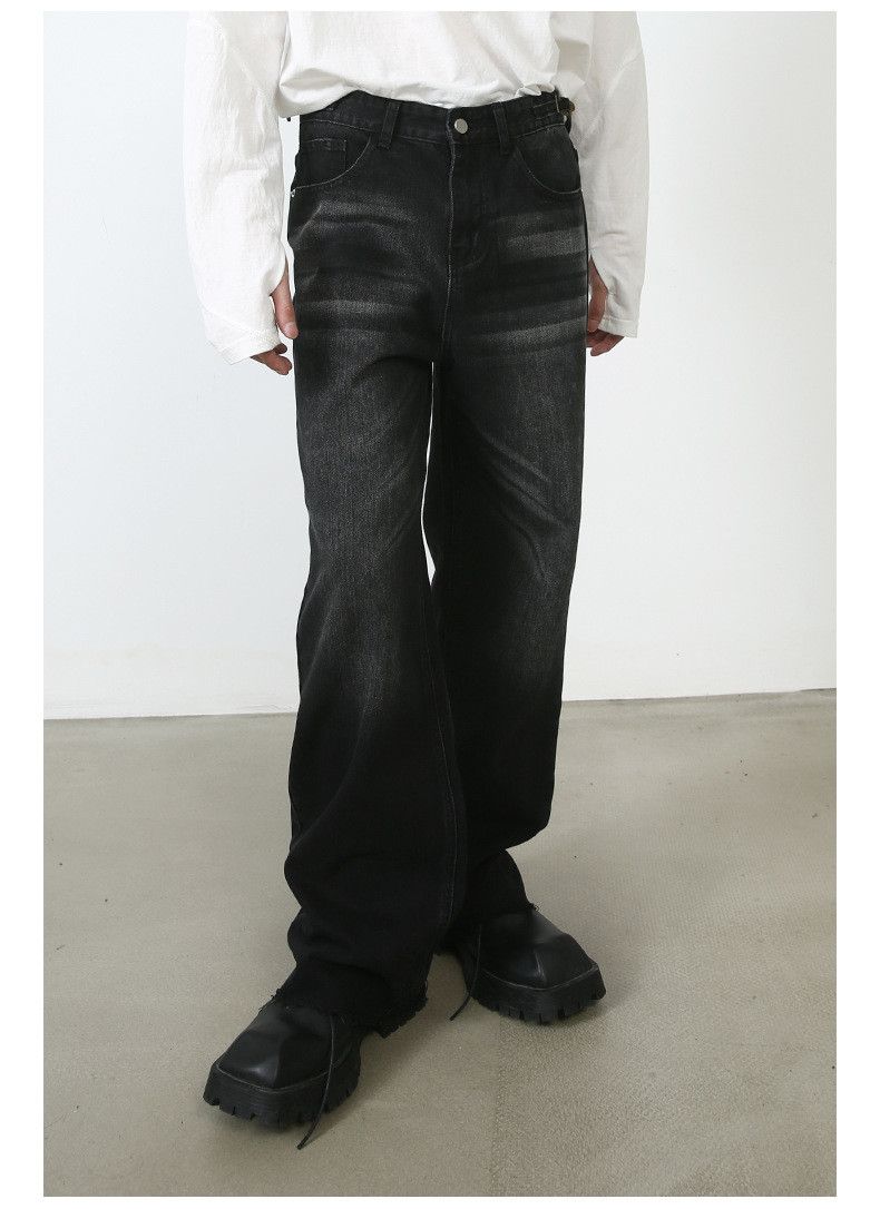Japanese Brand × Jean Vintage washed loose jeans straight wide leg Size US 32 / EU 48 - 7 Thumbnail